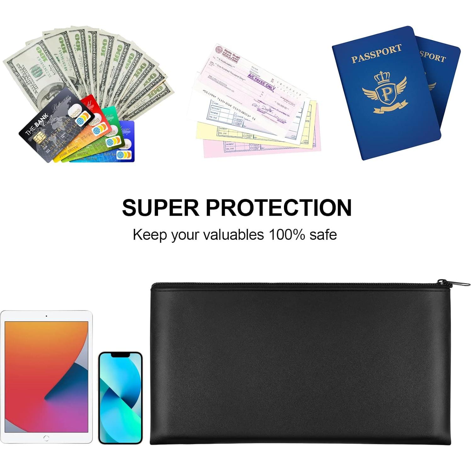 Bolsas de Dinero Joyberg 2 Piezas 28x16 cm Impermeables