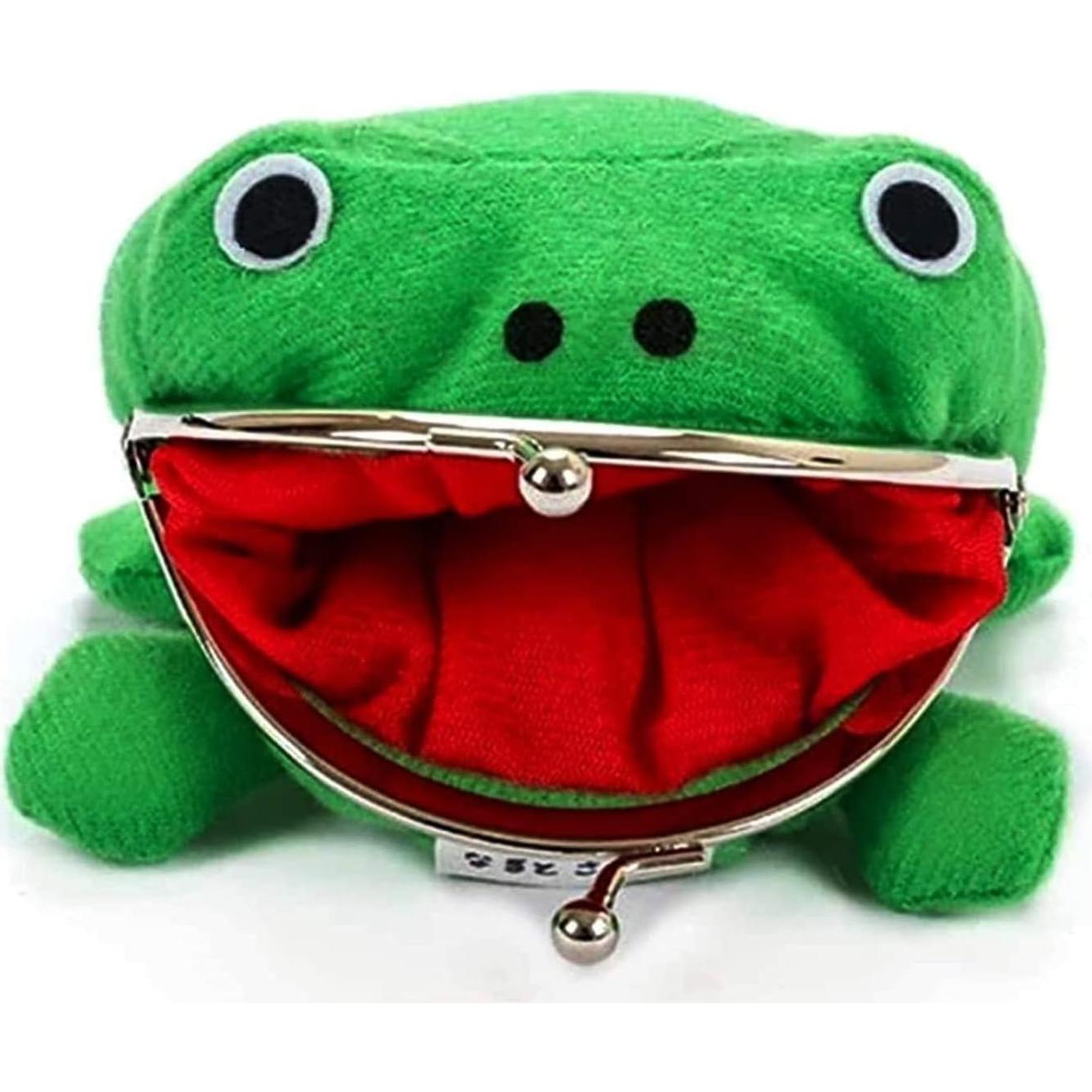 Billetera de Peluche Rana de Anime Bestmaple 10x9.9cm