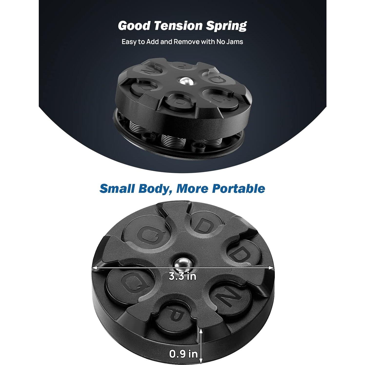 Soporte de Monedas JOYTUTUS Negro, Organizador Portátil 9.14cm