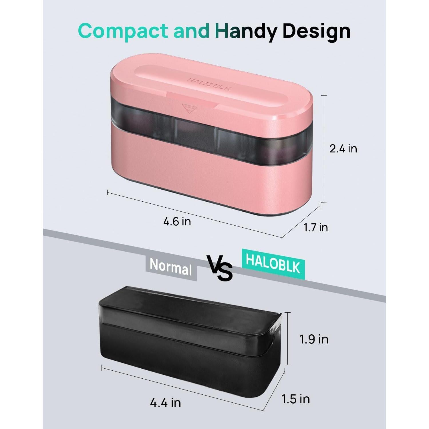 Soporte de Monedas HALOBLK HL01CB Rosa para Coche