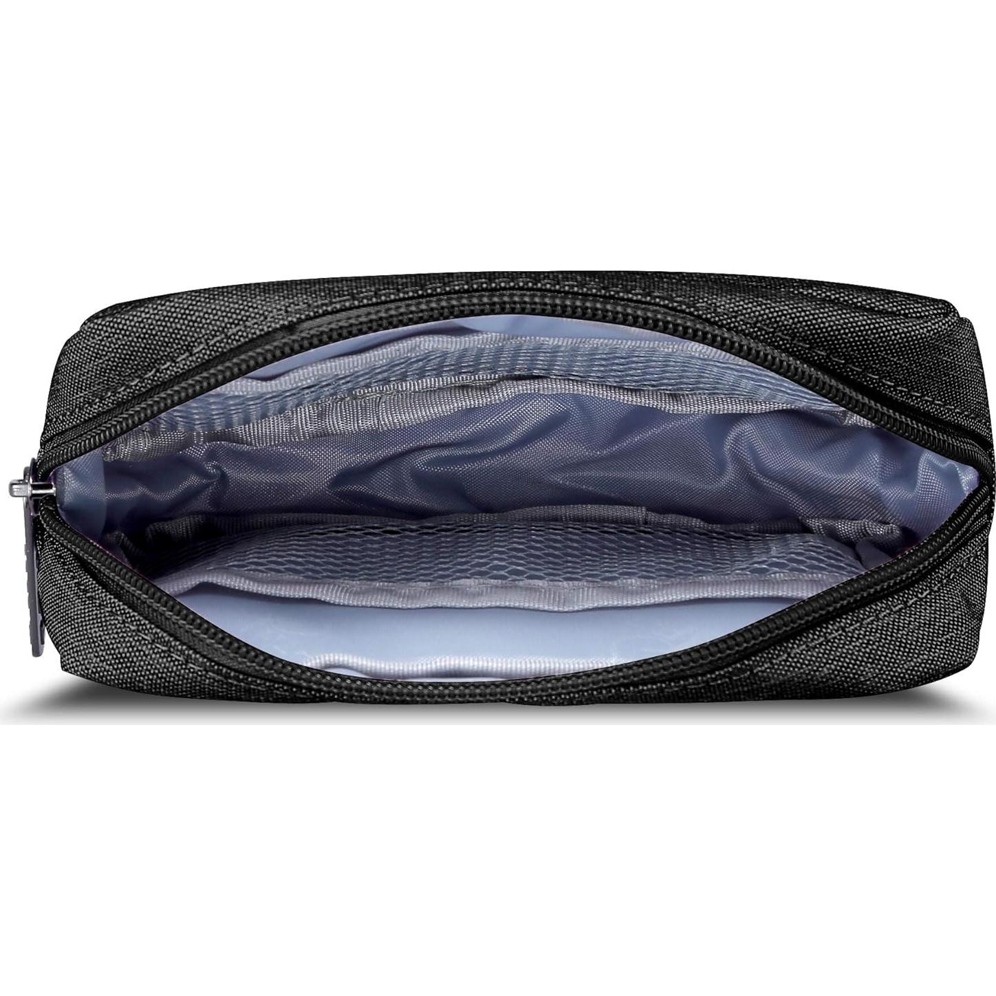 Estuche de Maquillaje E-Tree Negro 15x10 cm para Viajes