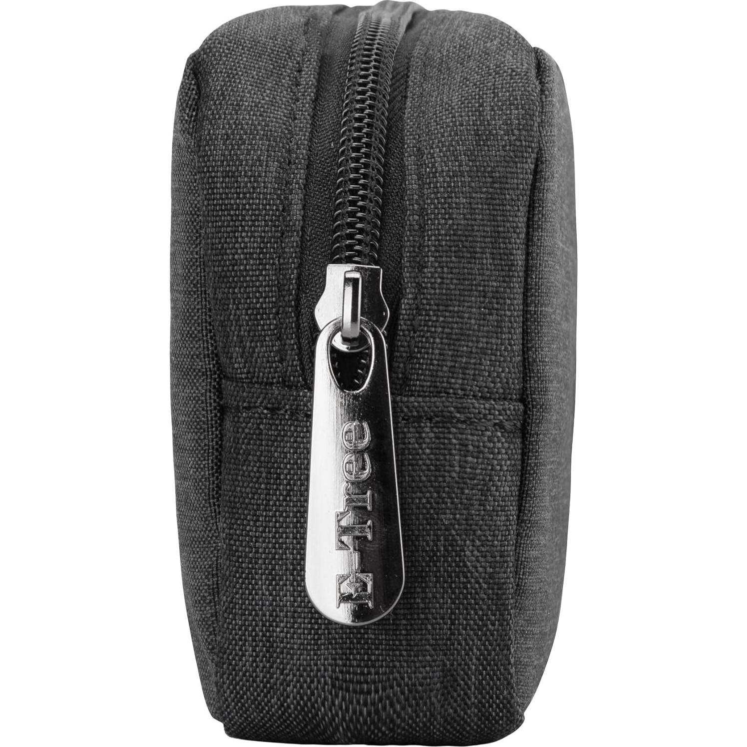 Estuche de Maquillaje E-Tree Negro 15x10 cm para Viajes