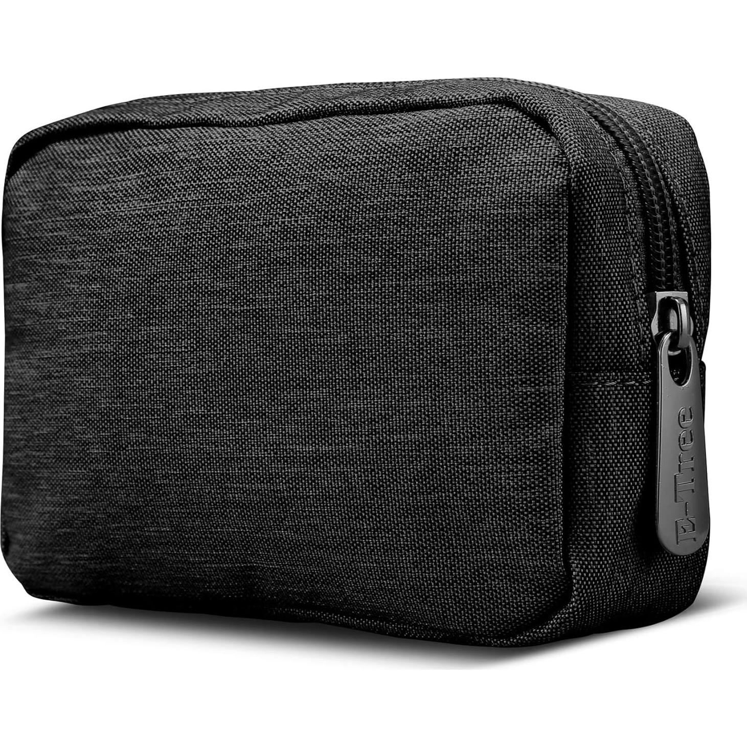 Estuche de Maquillaje E-Tree Negro 15x10 cm para Viajes