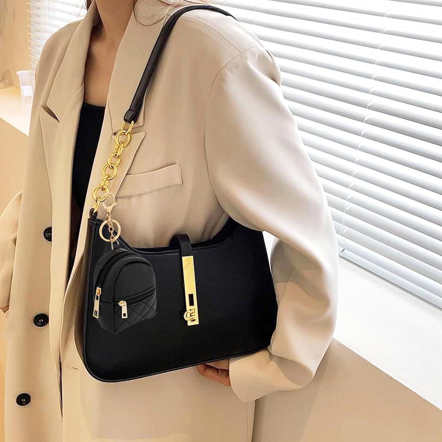 4 Mini Bolsas Cosméticas PU para Labial - Organizador Portátil