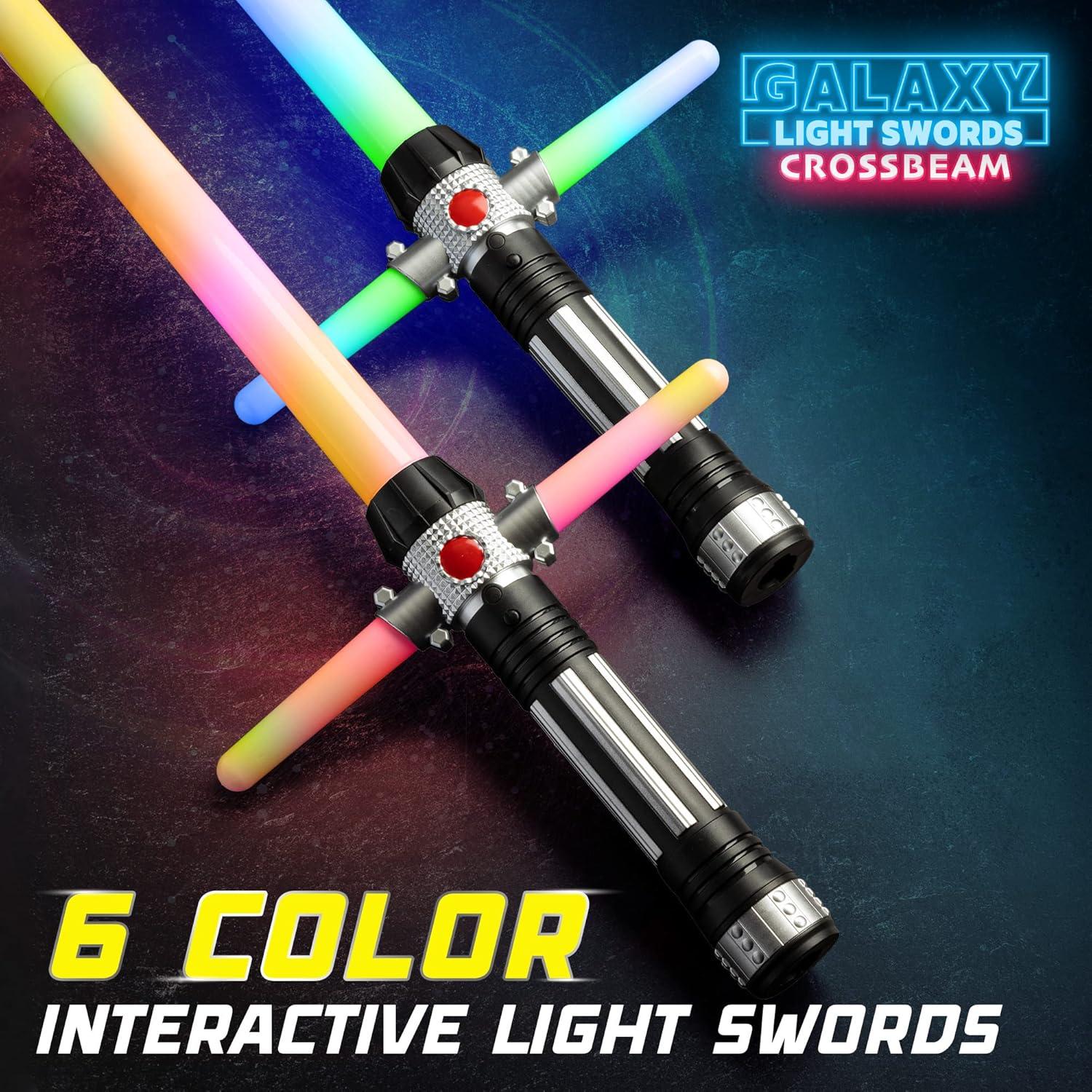 Espadas Iluminadas USA Toyz Crossbeam - Set de 2 LED 74.93 cm