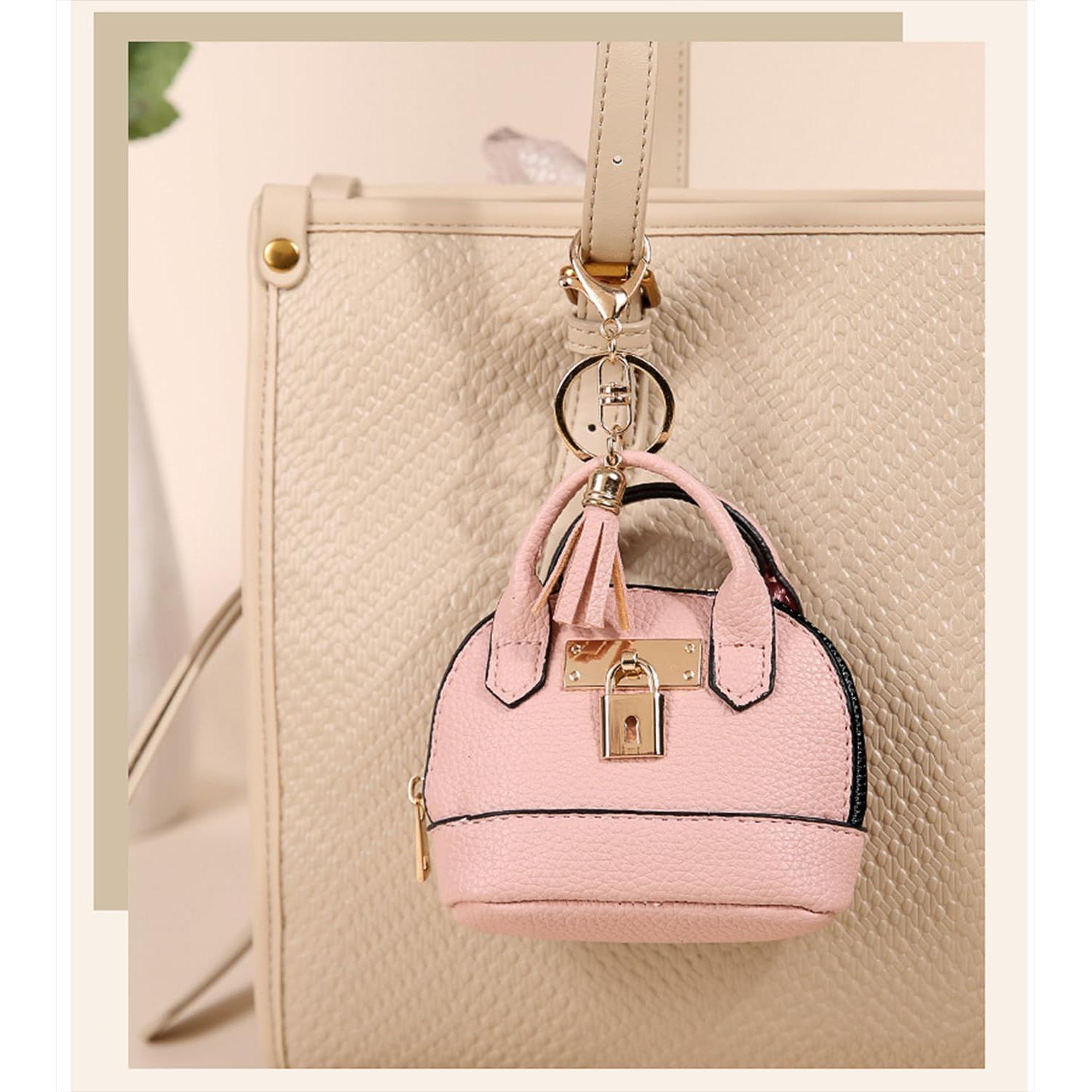 Monedero Tote Mini de Cuero PU Zitokin Plata 10.4x8.1cm