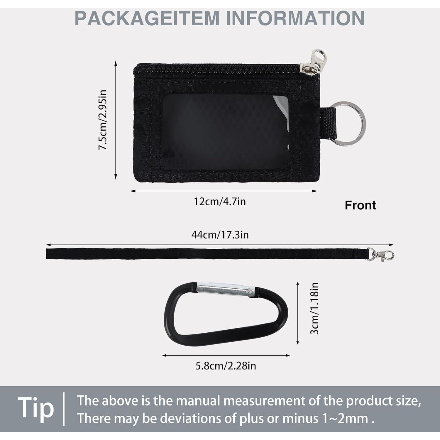 Cartera Pequeña MASAPHIL con Lanyard y Protección RFID