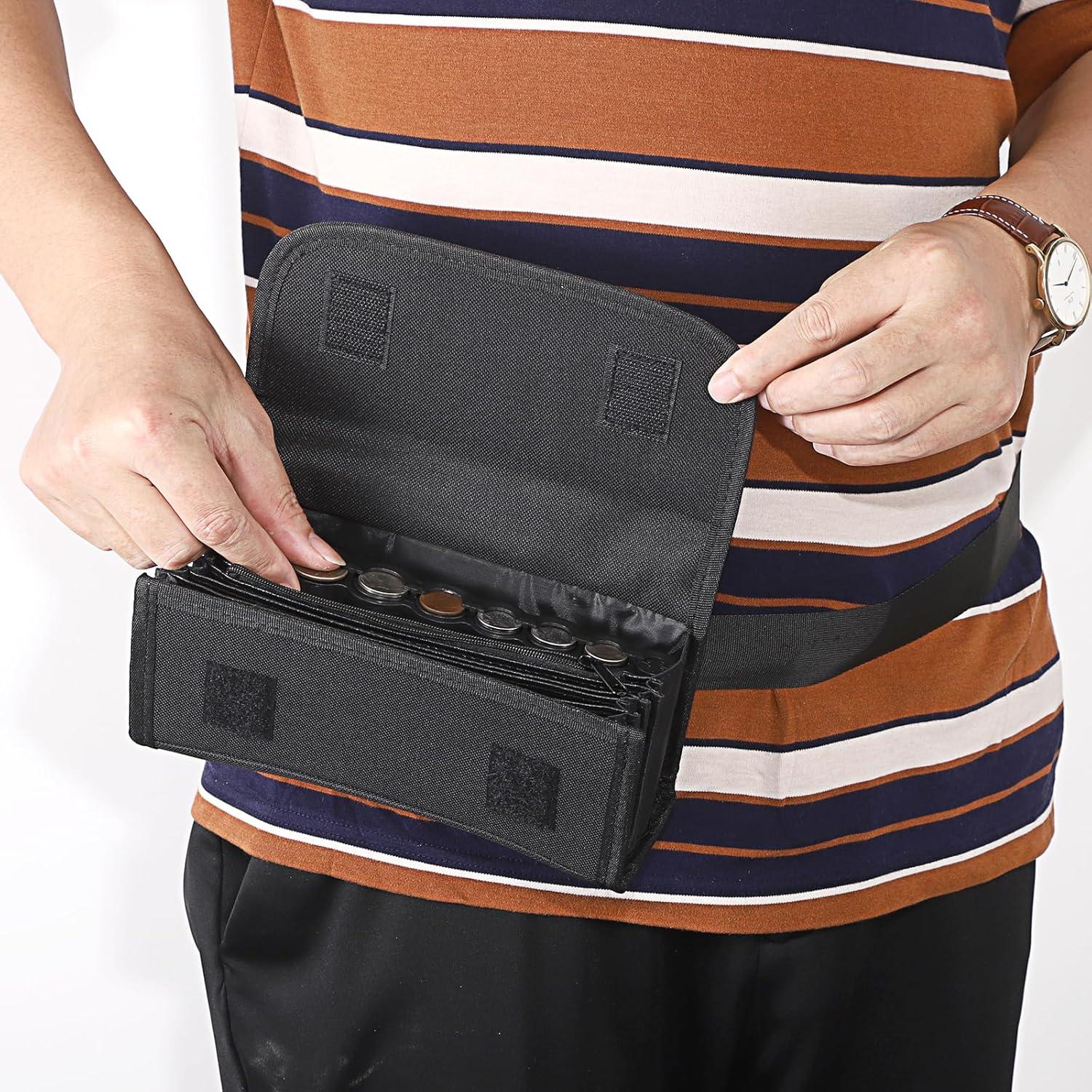 Riñonera Organizador de Monedas Euro BSTKEY 21x9x6cm