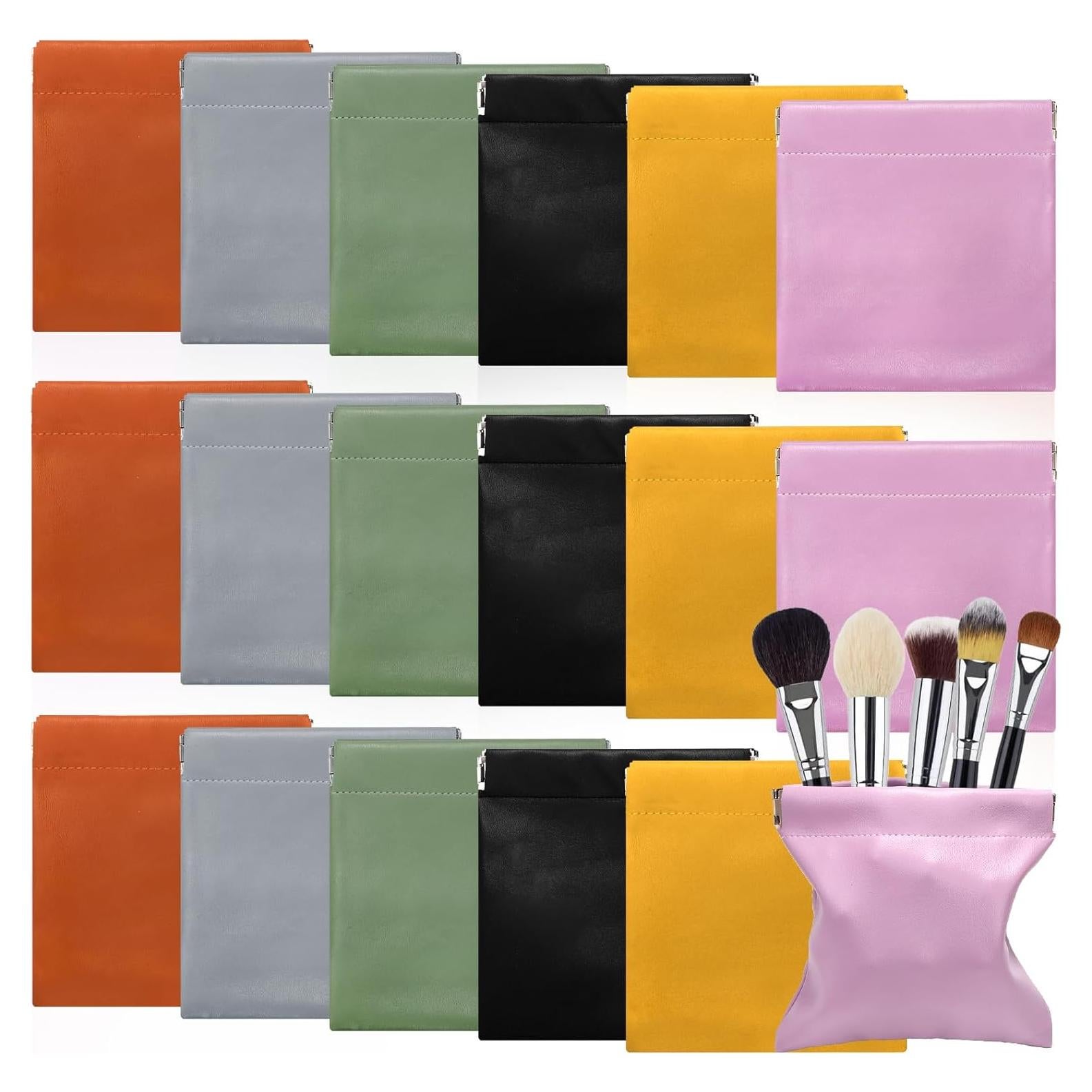 18 Mini Bolsos de Maquillaje WRINGKIT Impermeables 12.7 cm