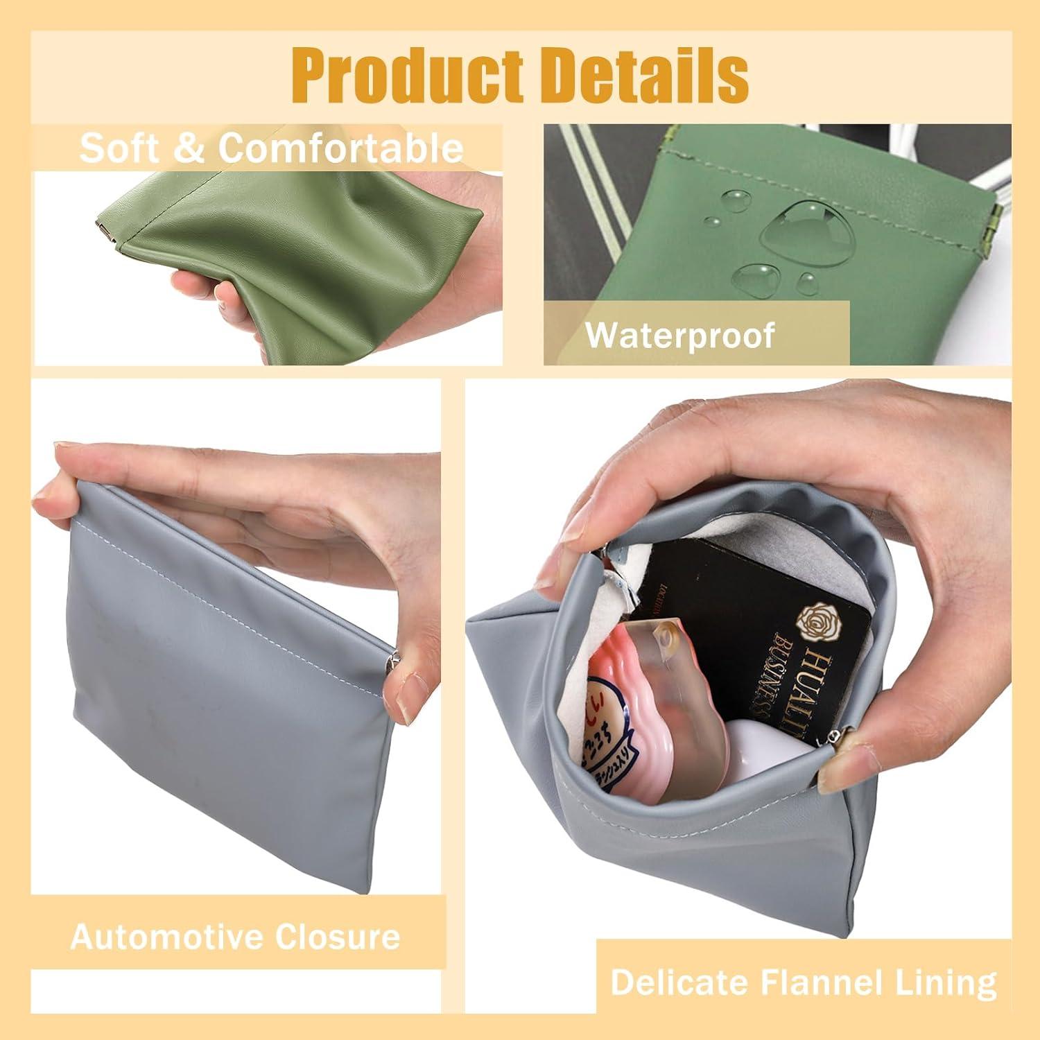 18 Mini Bolsos de Maquillaje WRINGKIT Impermeables 12.7 cm