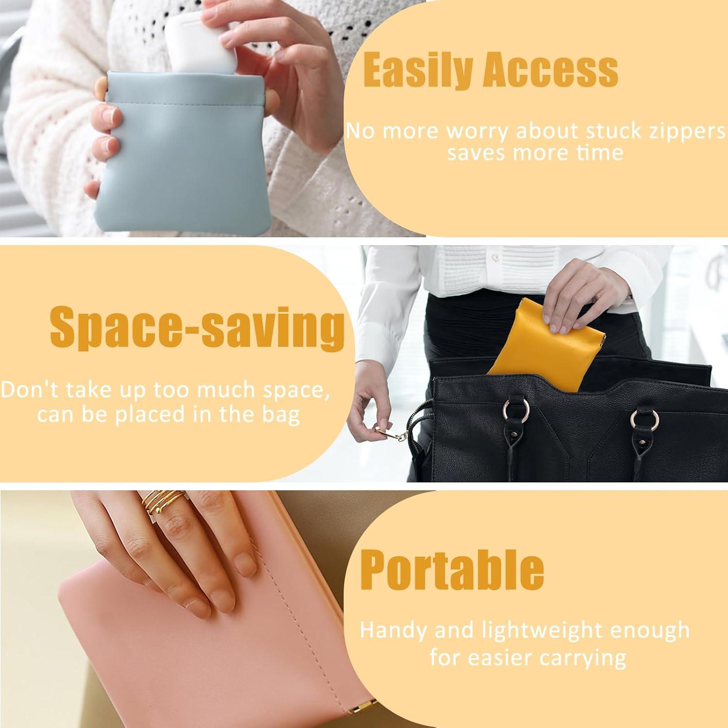 18 Mini Bolsos de Maquillaje WRINGKIT Impermeables 12.7 cm