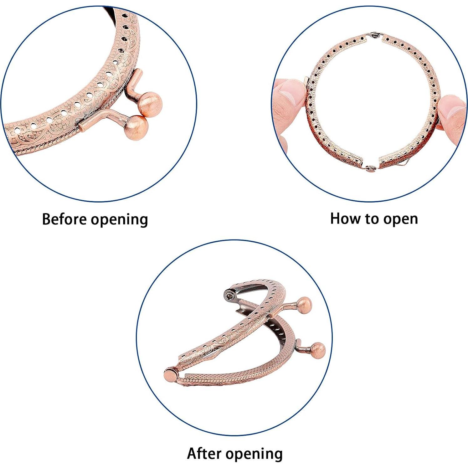 Marco de Cierre de Monedero PH PandaHall 10 Piezas 8.5cm