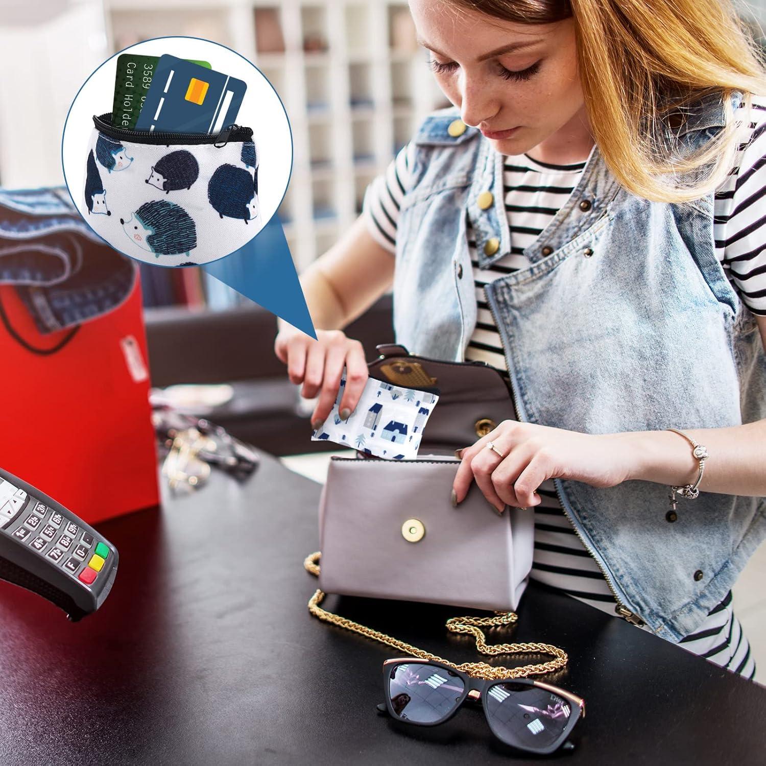 Monederos de Lona Silkfly - 18 Piezas para Mujeres - 9 Estilos