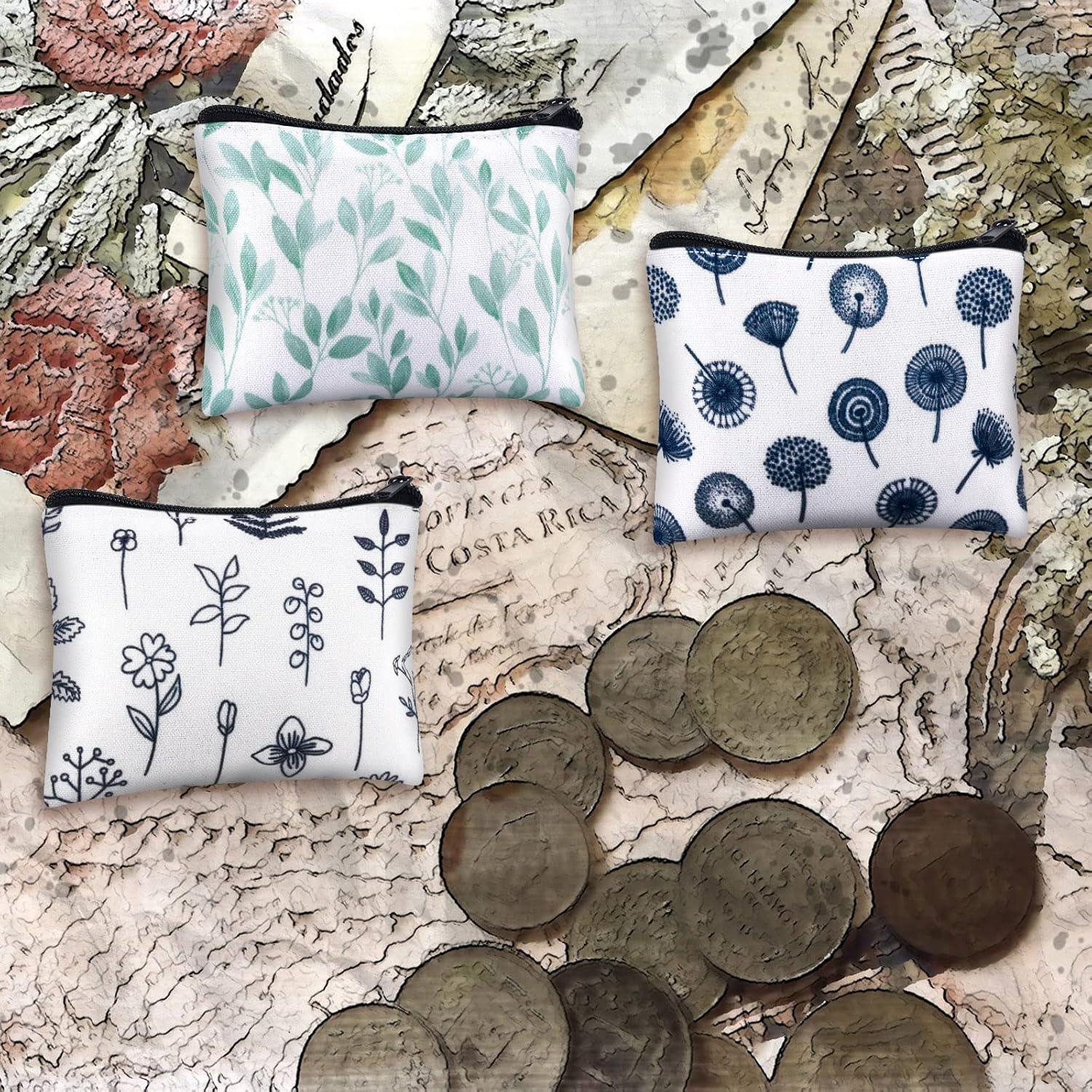 Monederos de Lona Silkfly - 18 Piezas para Mujeres - 9 Estilos