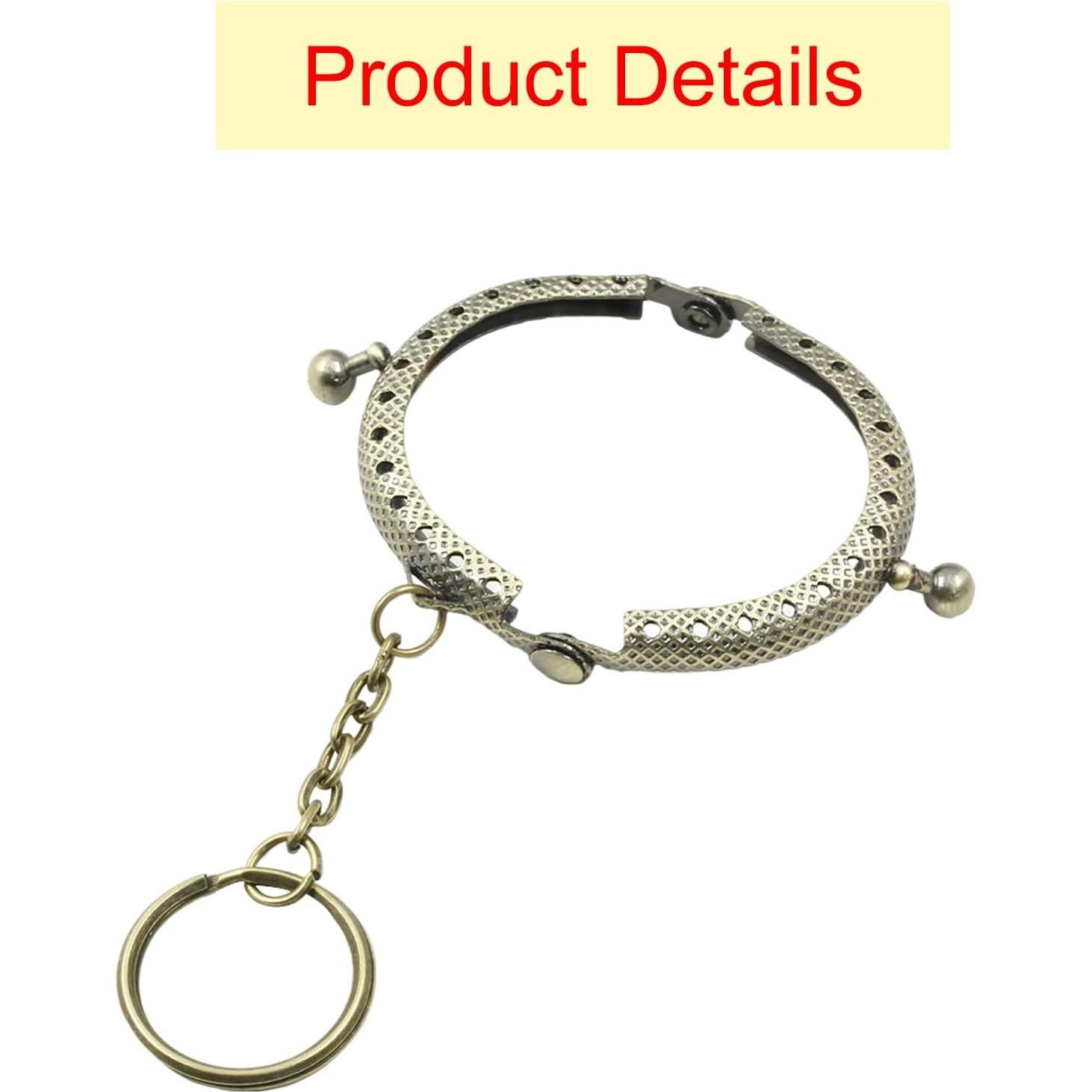 10 Cierres de Beso de Bronce para Monederos y Manualidades