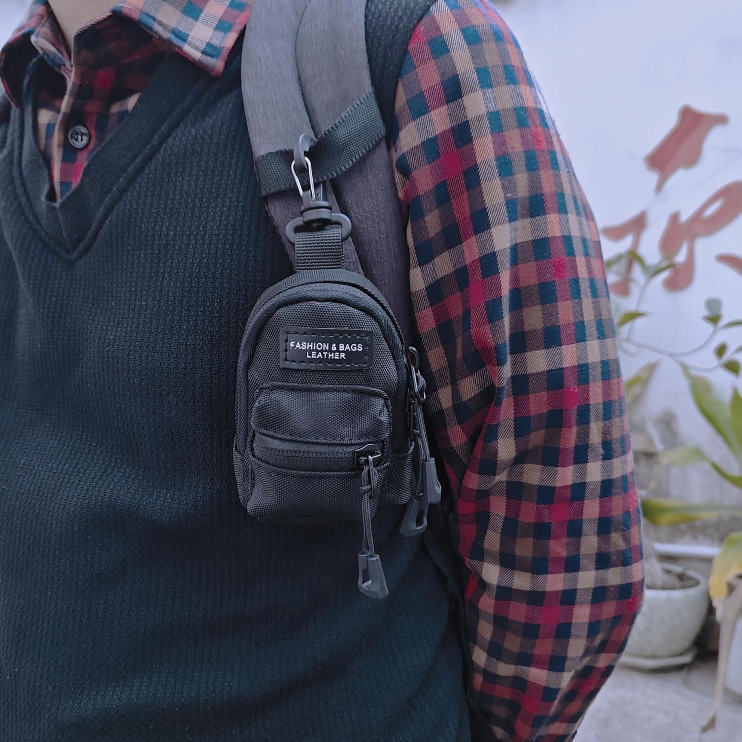 Mini Bolsa Monedero Lona CATCH ON para Viajes 10x5.8cm