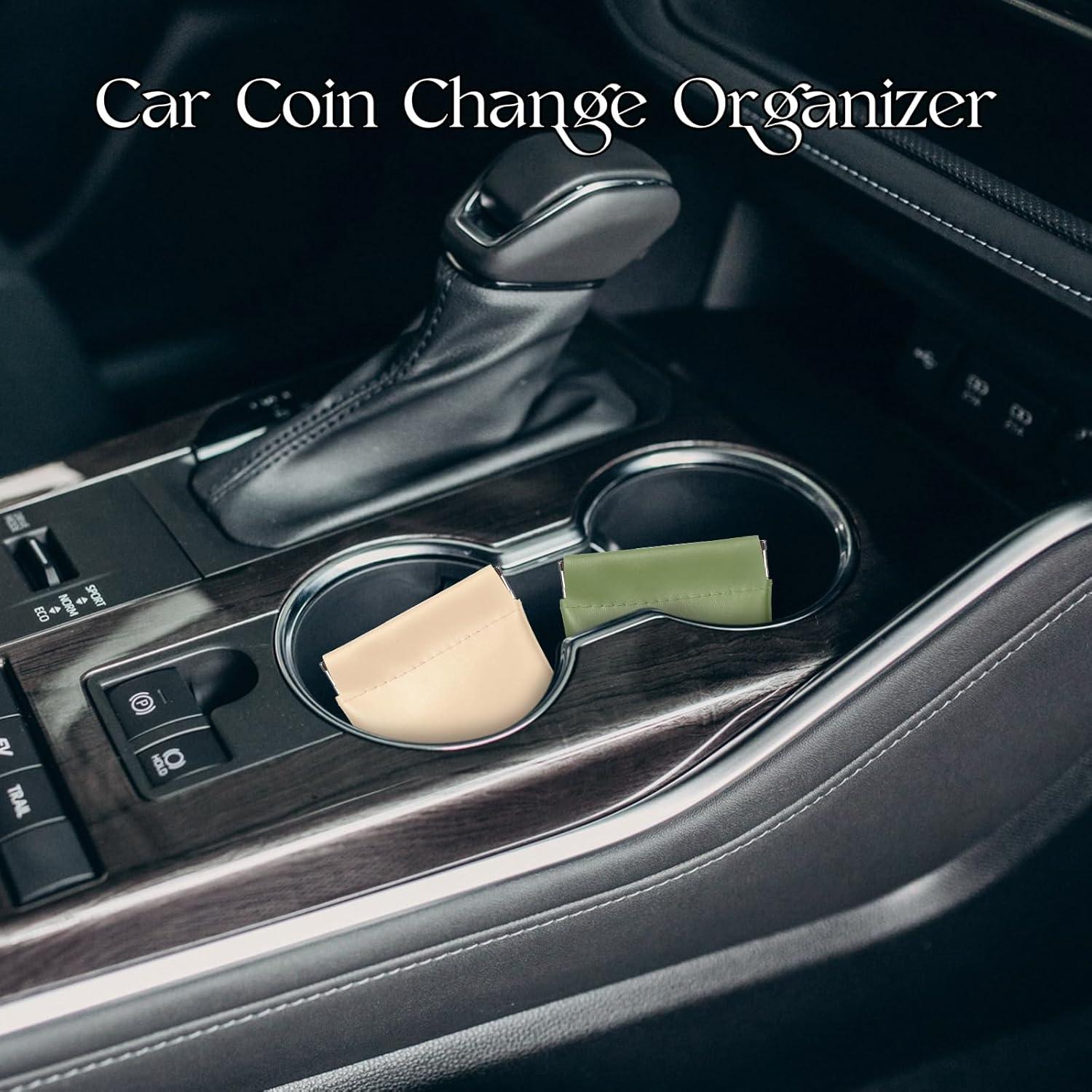 Monedero de Cuero PU ISKYBOB 4 Pcs Mini Organizador 8x8cm