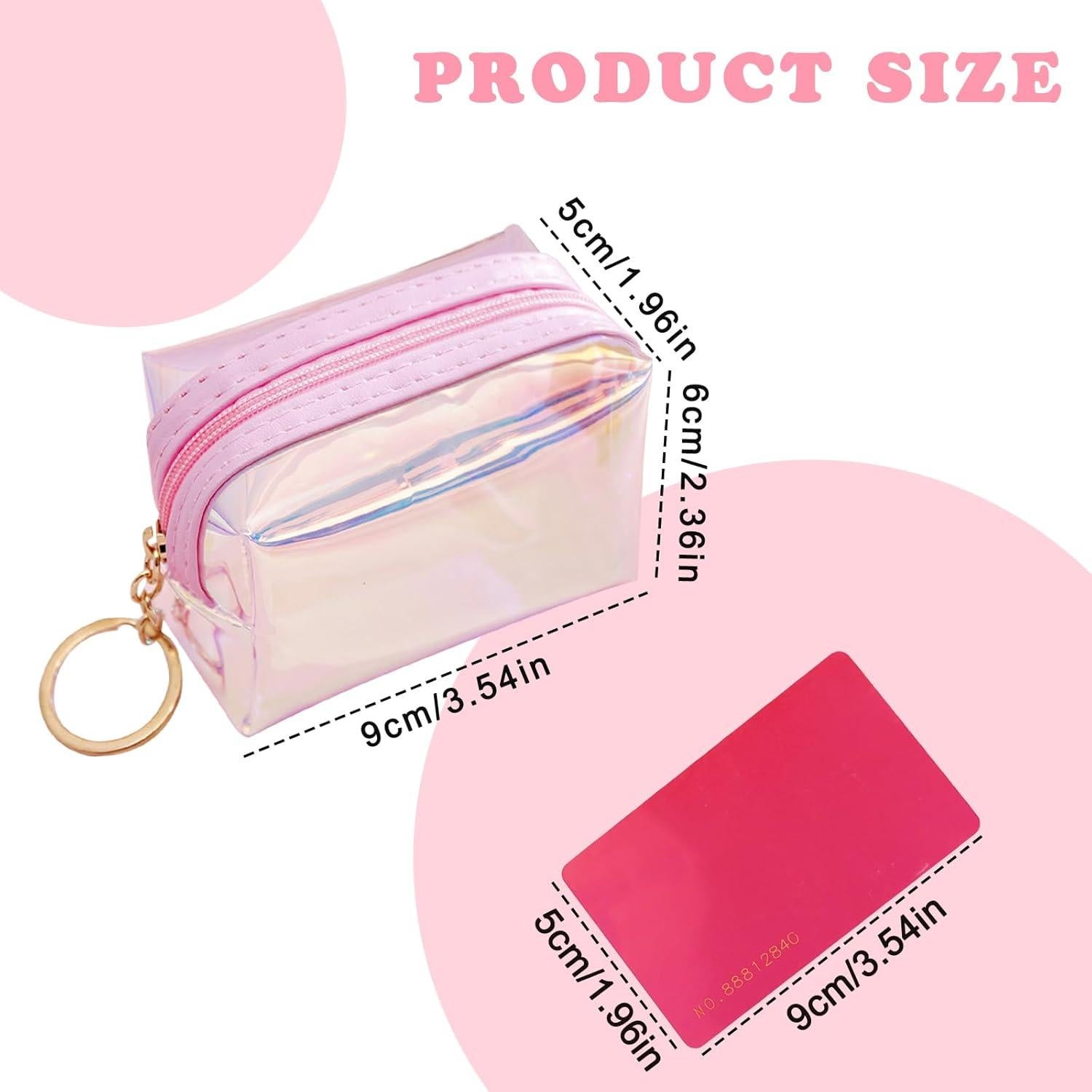 Monedero de Mujeres AdiStylinno Rosa Brillante 9x7x5 cm