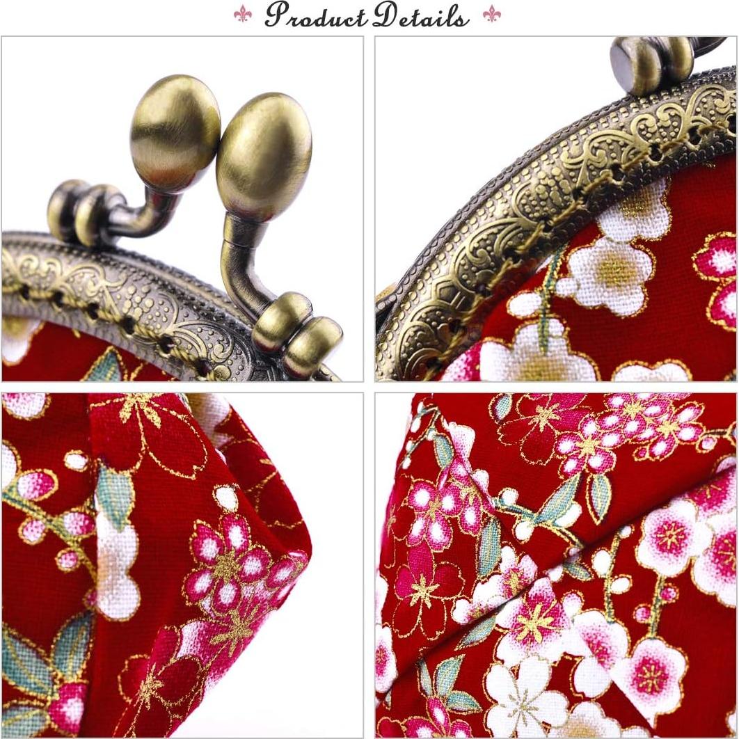 Monedero Floral Vintage Oyachic para Mujeres - 6.86x11.94 cm