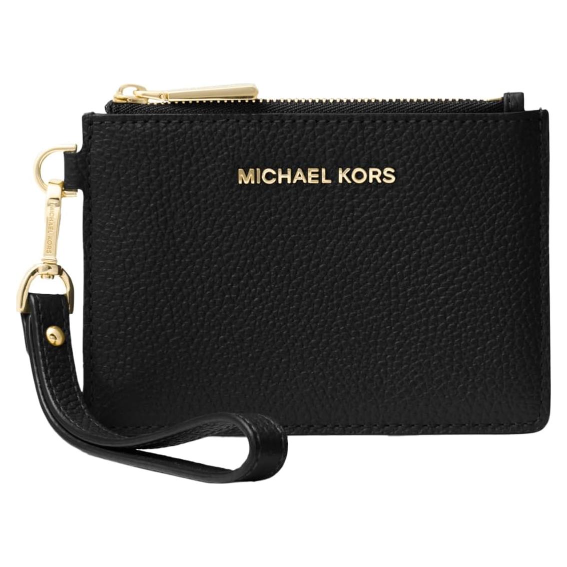 Monedero Pequeño Michael Kors Mercer Cuero Negro