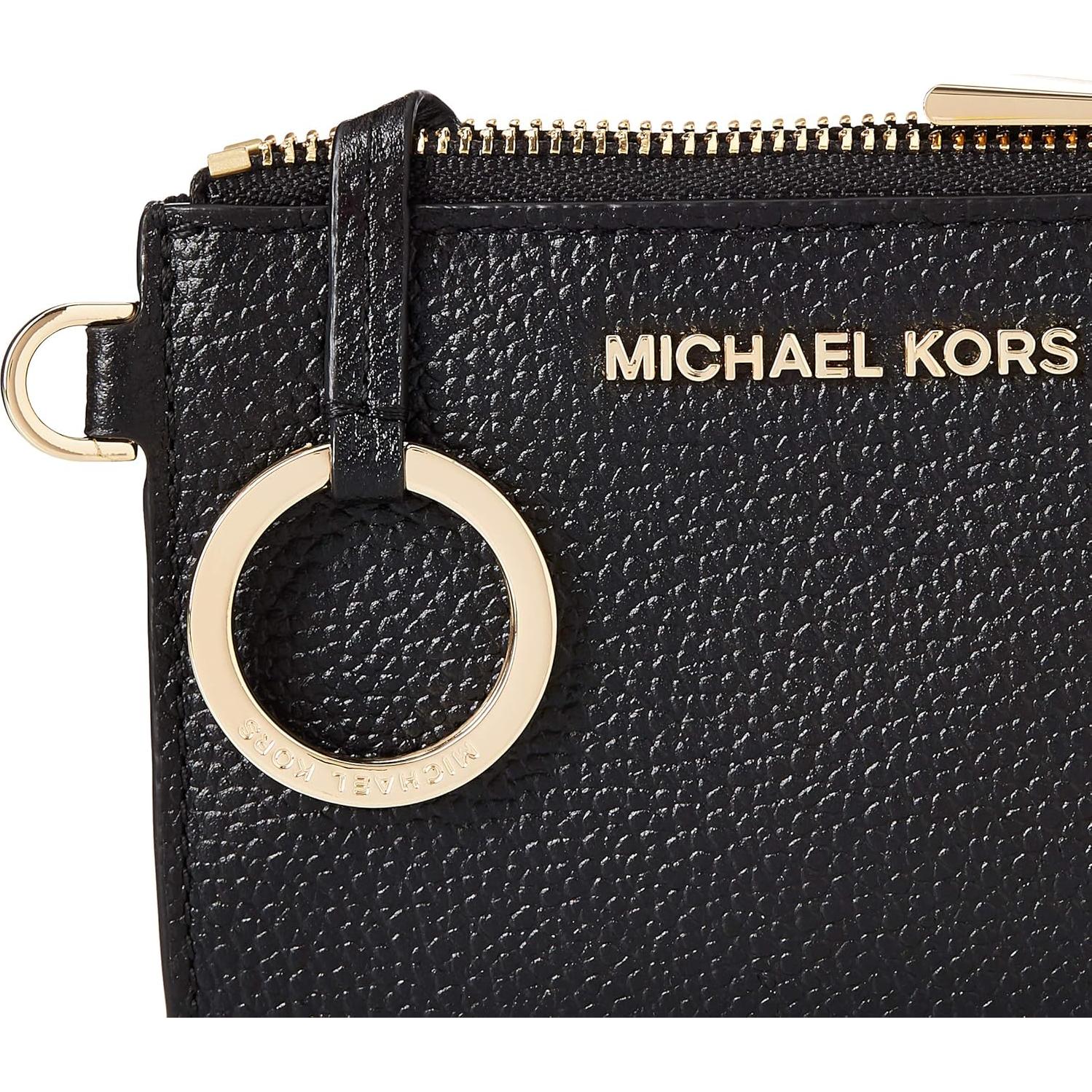 Monedero Pequeño Michael Kors Mercer Cuero Negro