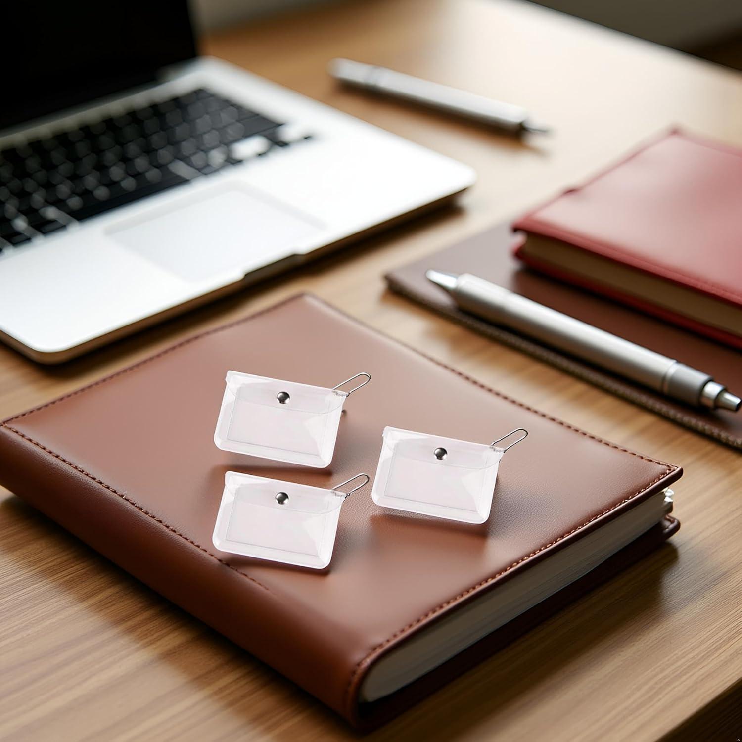 Set de 3 Carteras Transparentes con Llavero Jinshining