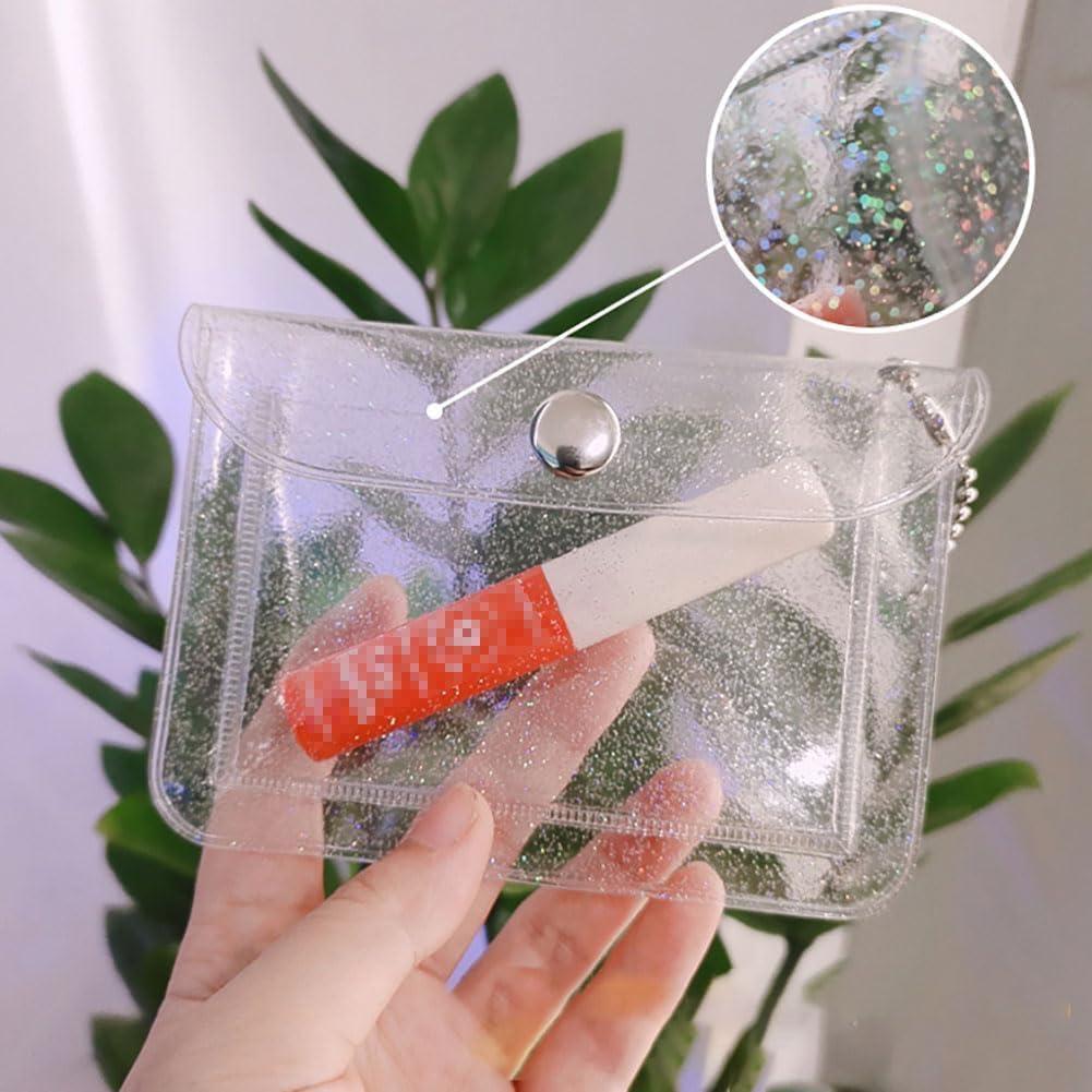 Set de 3 Carteras Transparentes con Llavero Jinshining