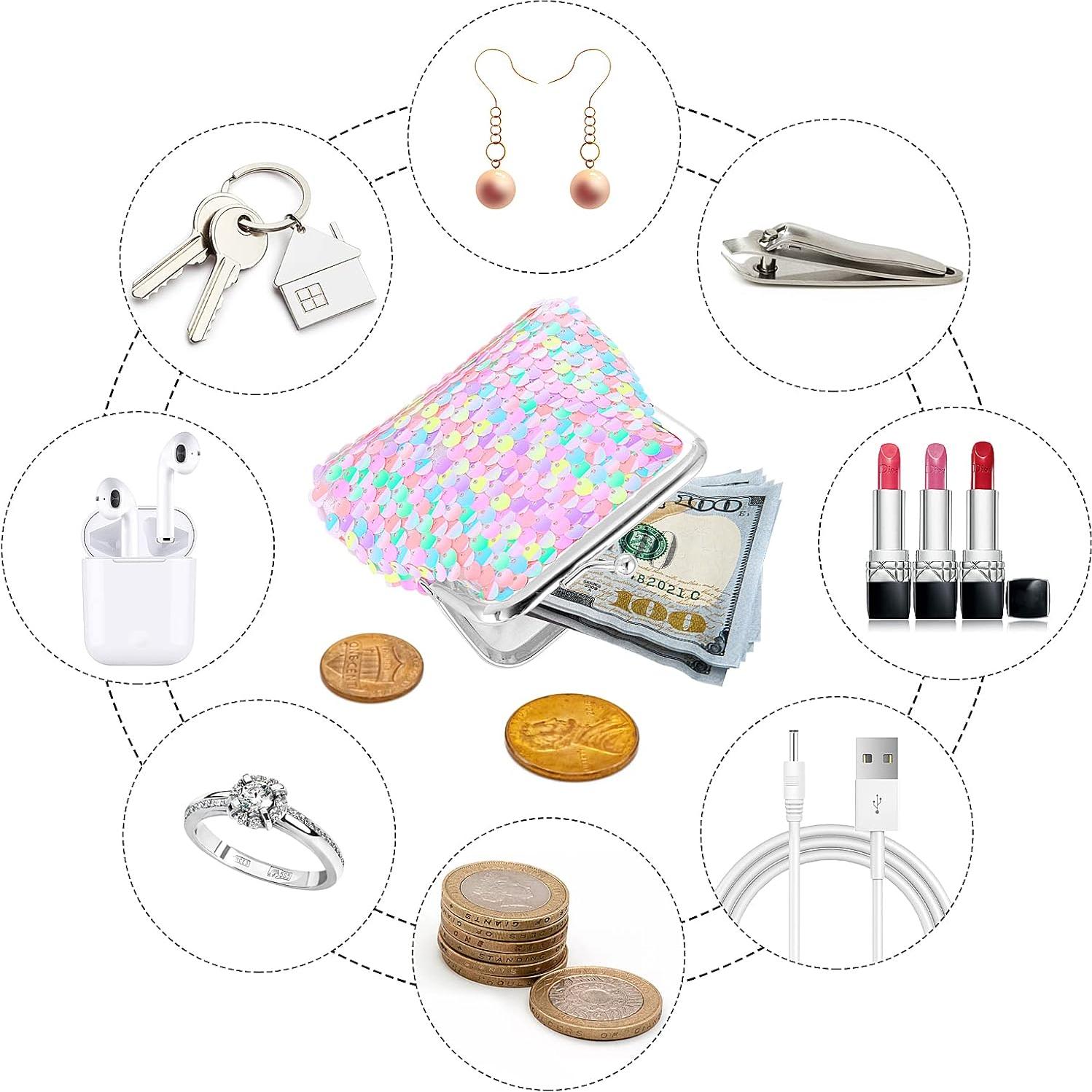 Monedero Mini Lentejuelas Doble Cara Prasacco 7x9cm Niños