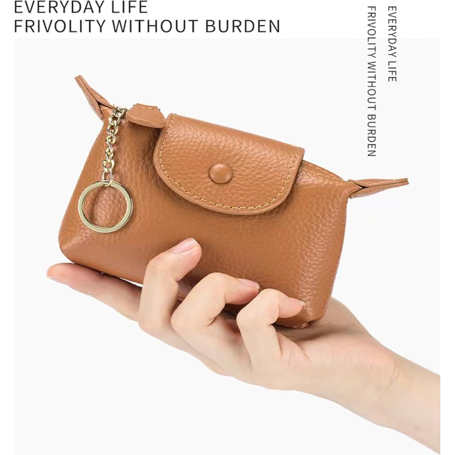 Monedero de cuero para mujer Fuerxy US-Bag-02 azul