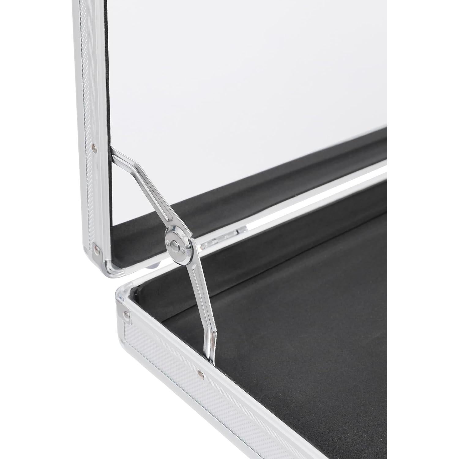 Caja de Exhibición de Aluminio QTYORD 86.36x55.88cm con Cerradura