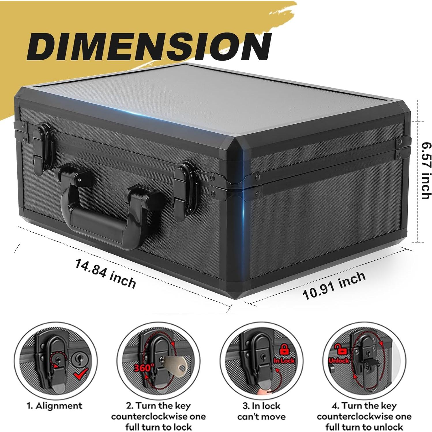 Caja de Almacenamiento Tombert para Tarjetas 600+ Negro