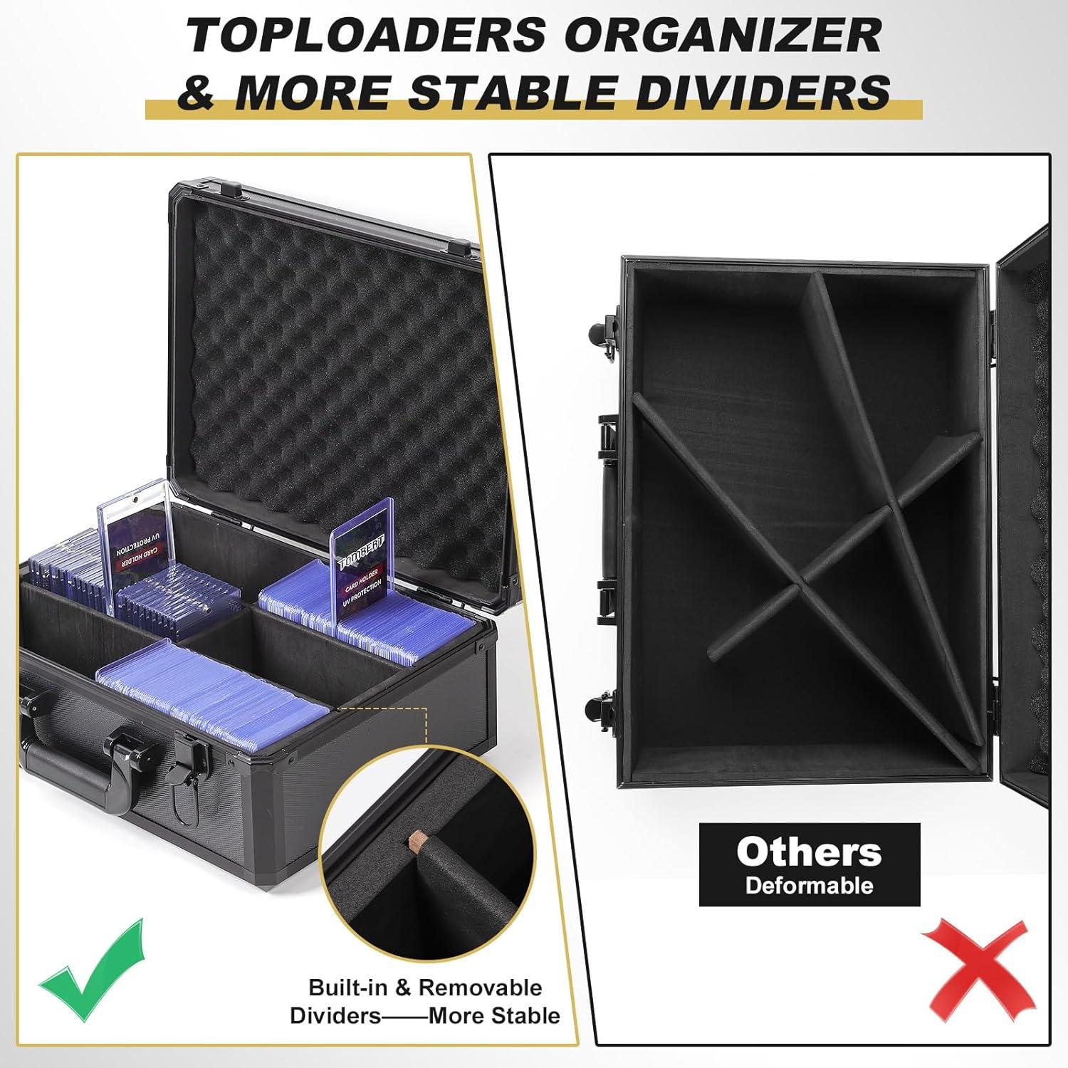 Caja de Almacenamiento Tombert para Tarjetas 600+ Negro