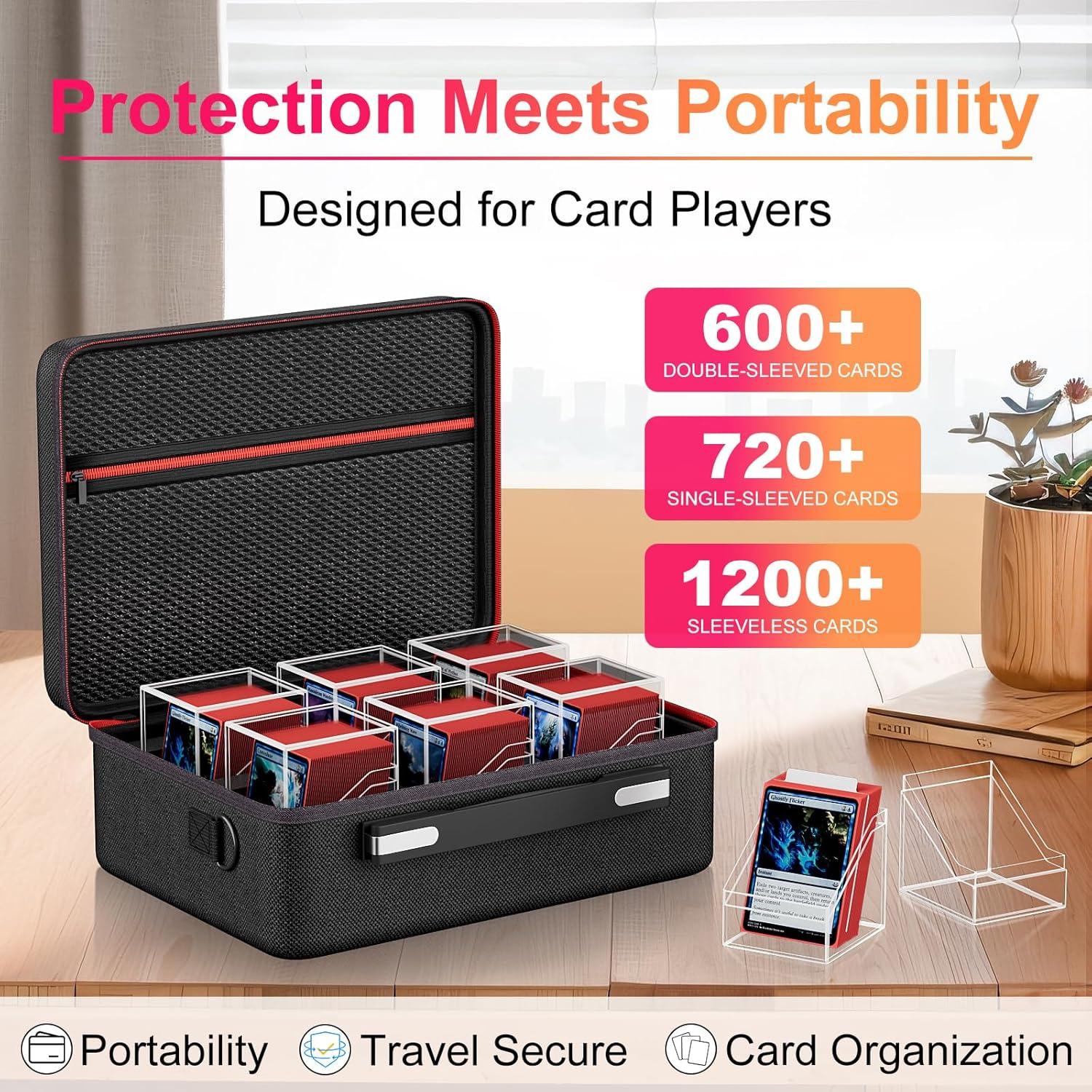 Estuche Portátil Proijeut para 6 Barajas de Cartas - 600+ Cartas