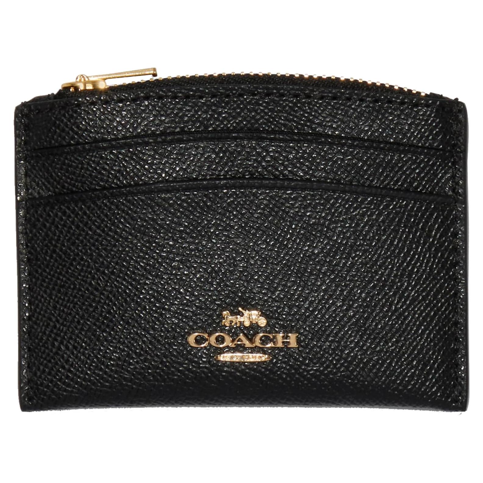 Tarjetero de Cuero Crossgrain Coach con 4 Ranuras y RFID