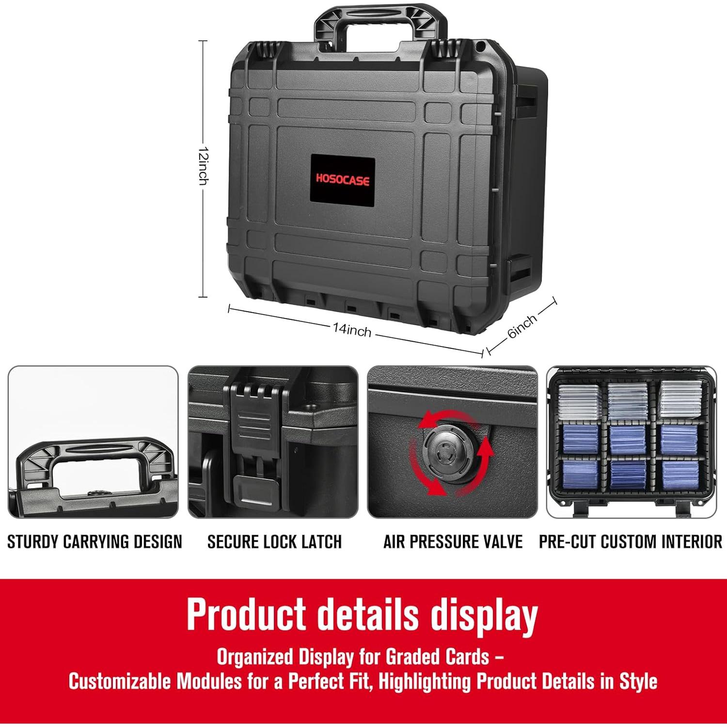 Caja de Almacenamiento HOSOCASE para Tarjetas Deportivas 500+