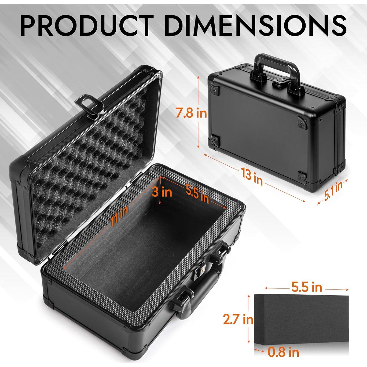 Caja de Almacenamiento de Cartas ULTRGEE 1 Fila Negra 125+ Cartas