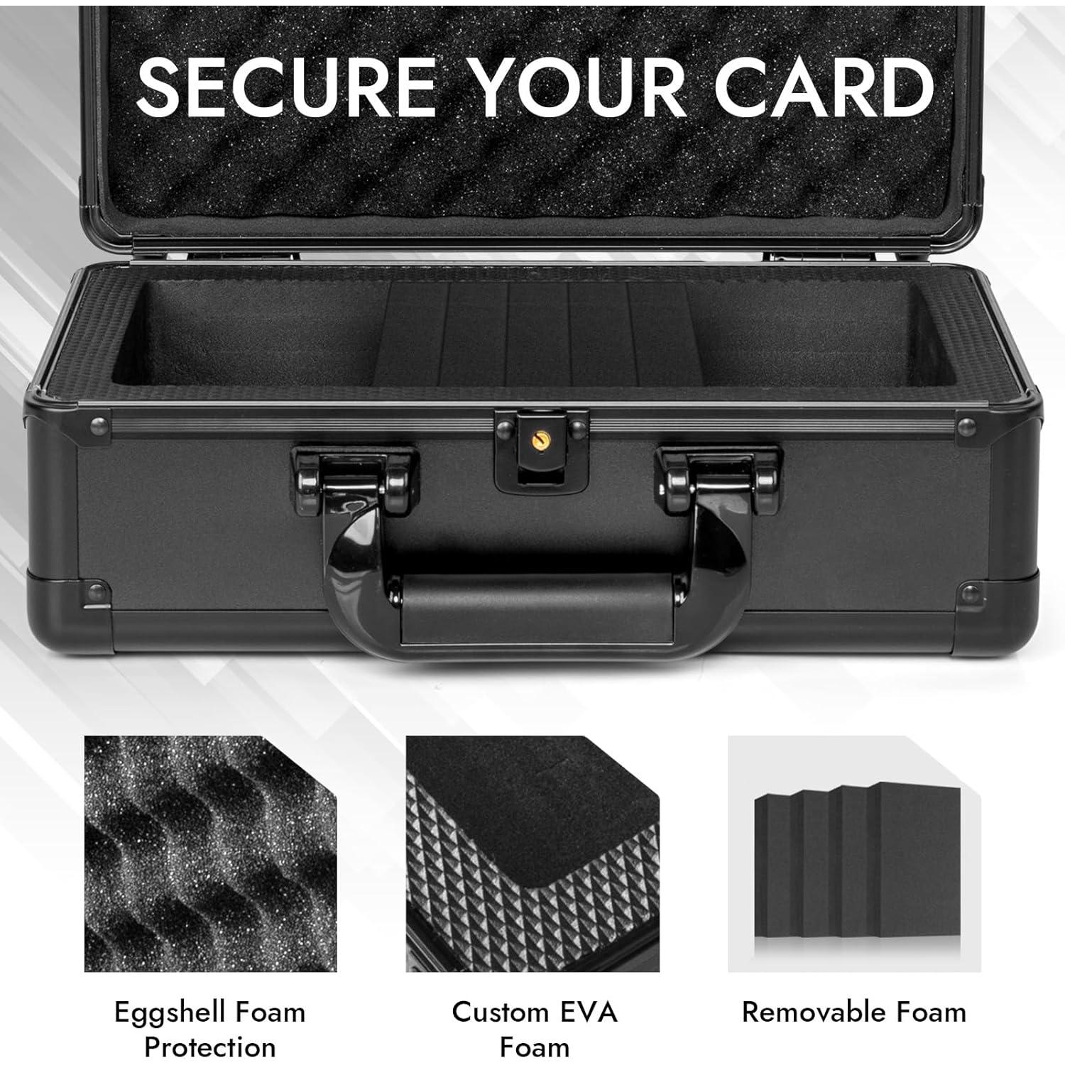 Caja de Almacenamiento de Cartas ULTRGEE 1 Fila Negra 125+ Cartas