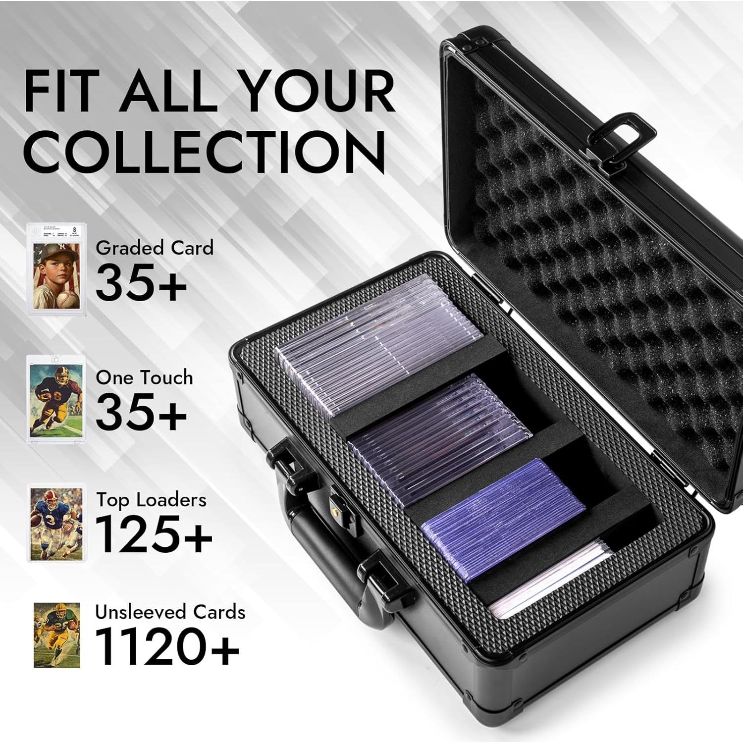 Caja de Almacenamiento de Cartas ULTRGEE 1 Fila Negra 125+ Cartas