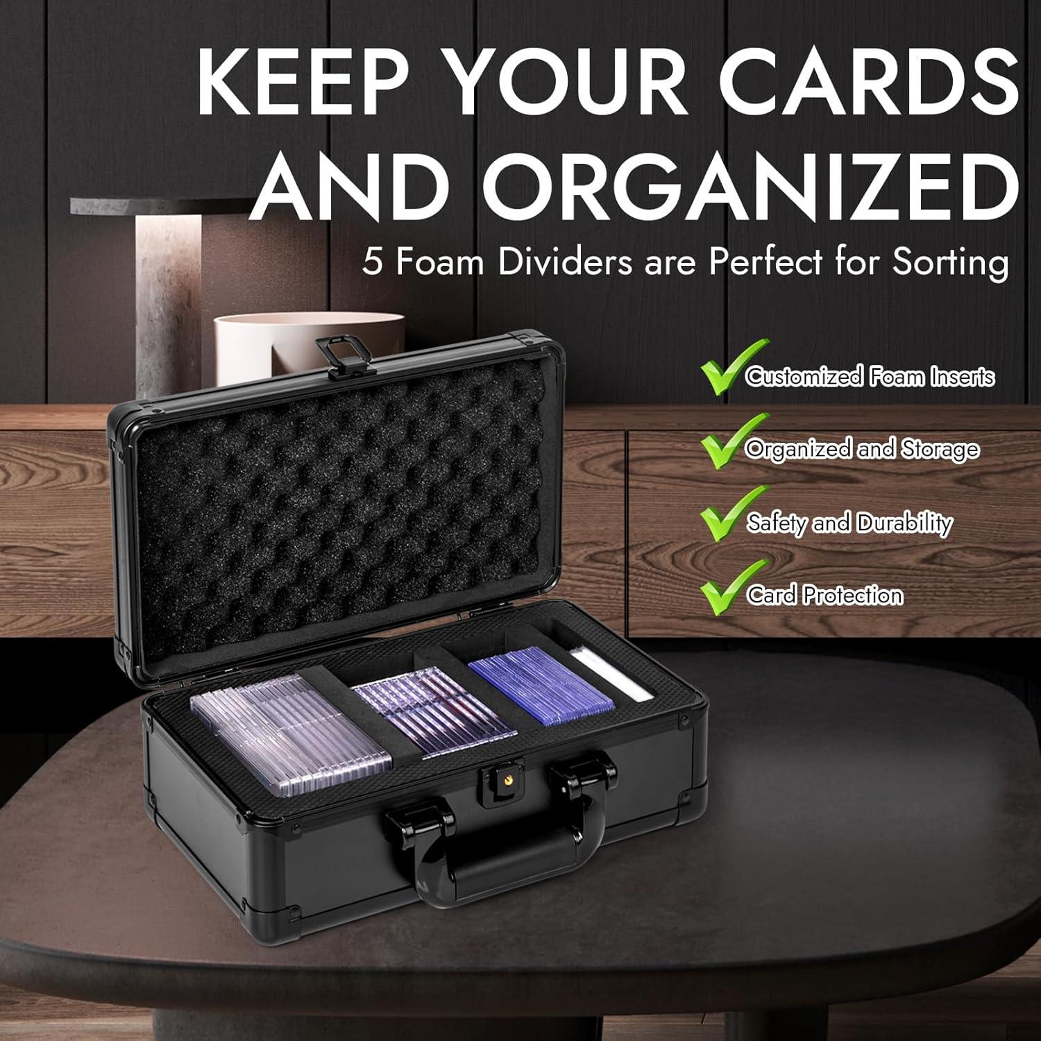 Caja de Almacenamiento de Cartas ULTRGEE 1 Fila Negra 125+ Cartas