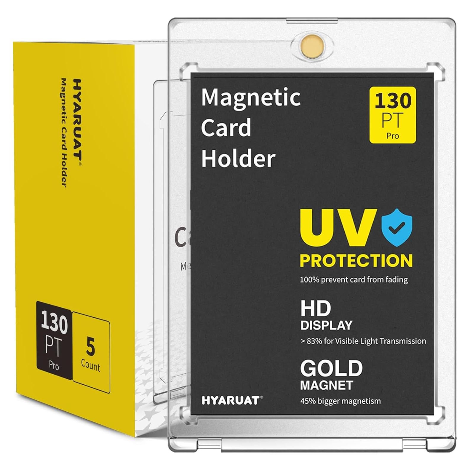 Soportes Magnéticos para Tarjetas de Comercio HYARUAT 130PT - 5 Unidades