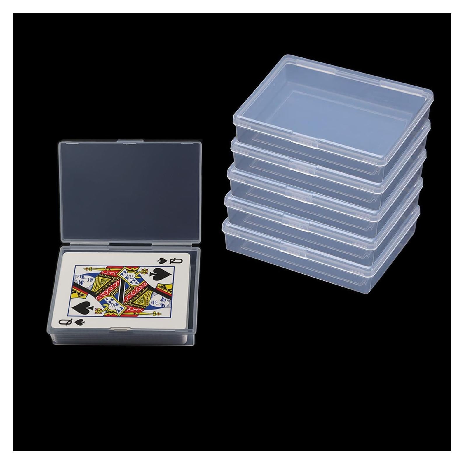 Estuches para Barajas de Cartas Cwdew 6pcs Transparente
