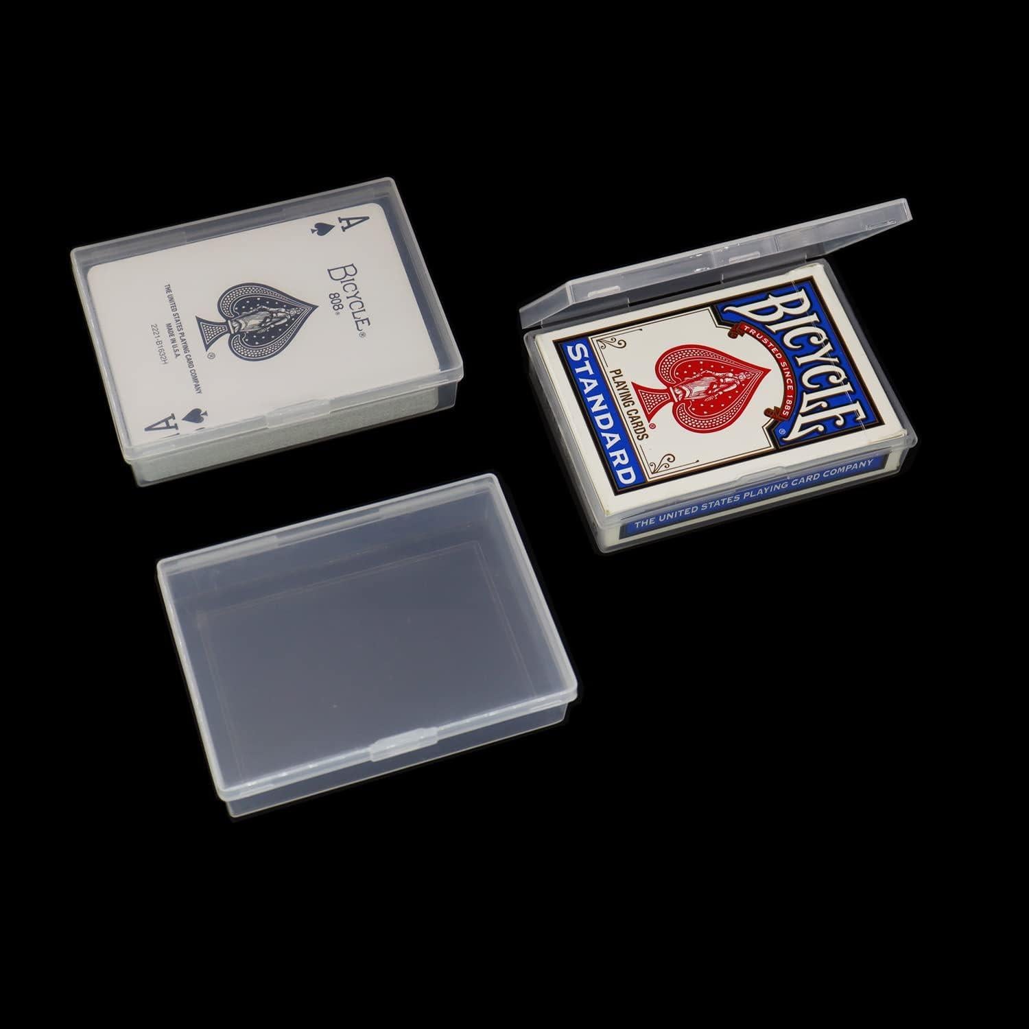 Estuches para Barajas de Cartas Cwdew 6pcs Transparente