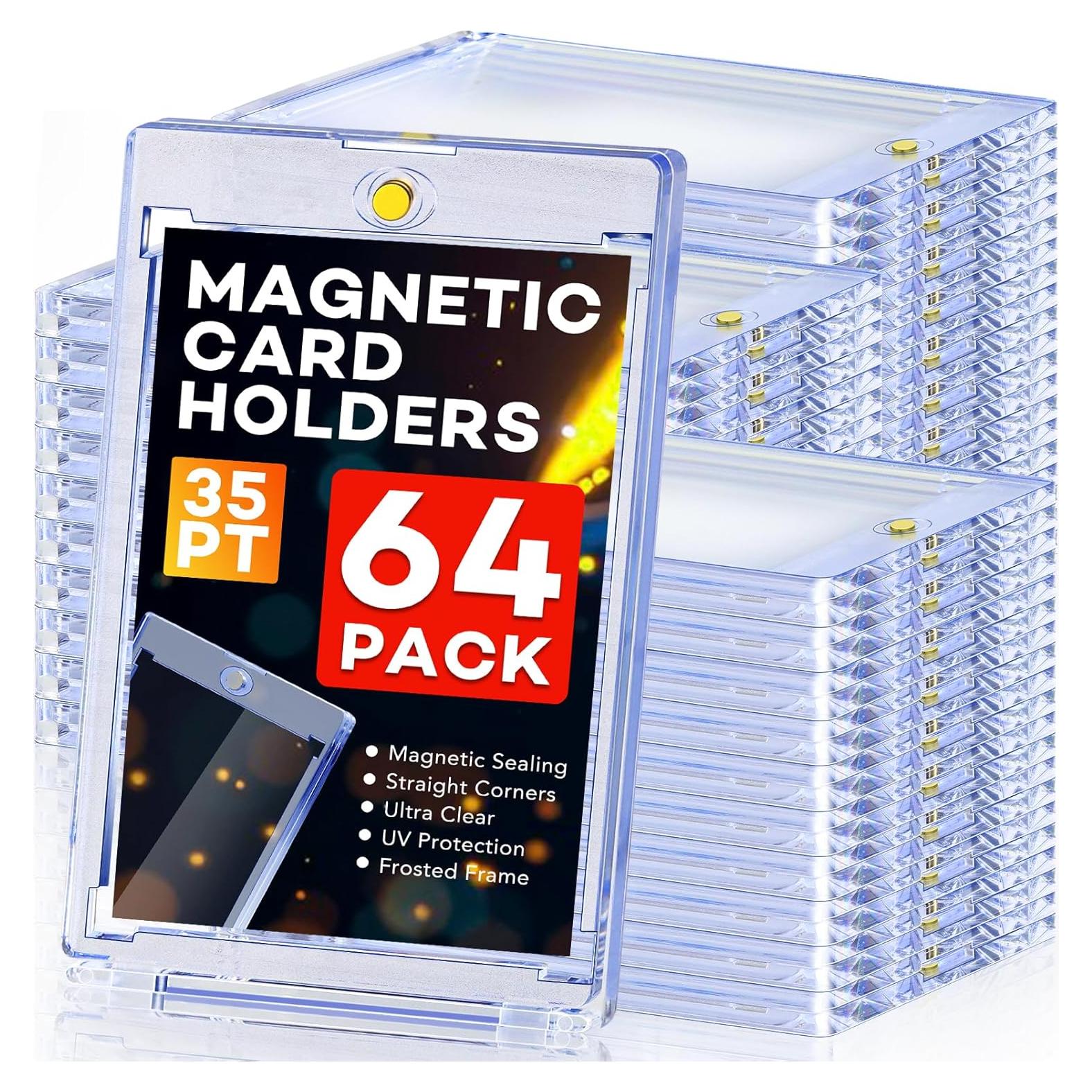 64 Soportes Magnéticos para Tarjetas ZENOWICK 35pt U-V