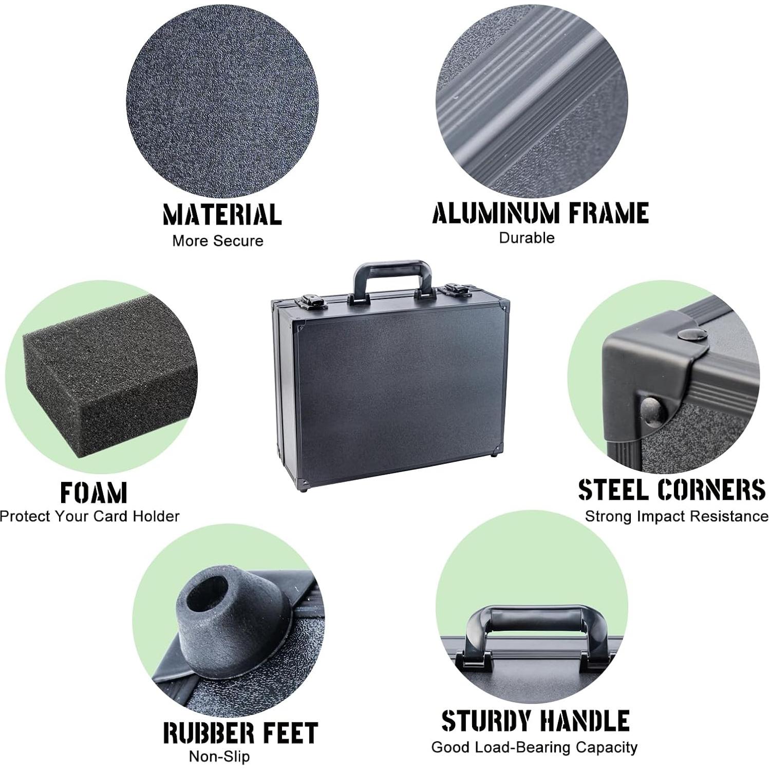 Caja de Almacenamiento de Tarjetas Deportivas CROFEYTY 600+