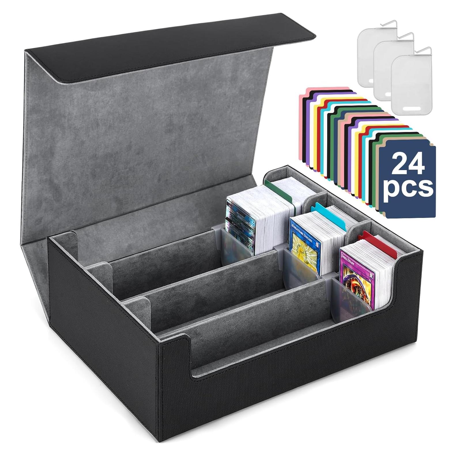 Caja de Almacenamiento de Cartas Ralout 1800+ con Cierre Magnético