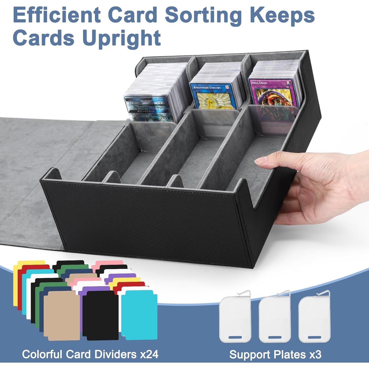 Caja de Almacenamiento de Cartas Ralout 1800+ con Cierre Magnético