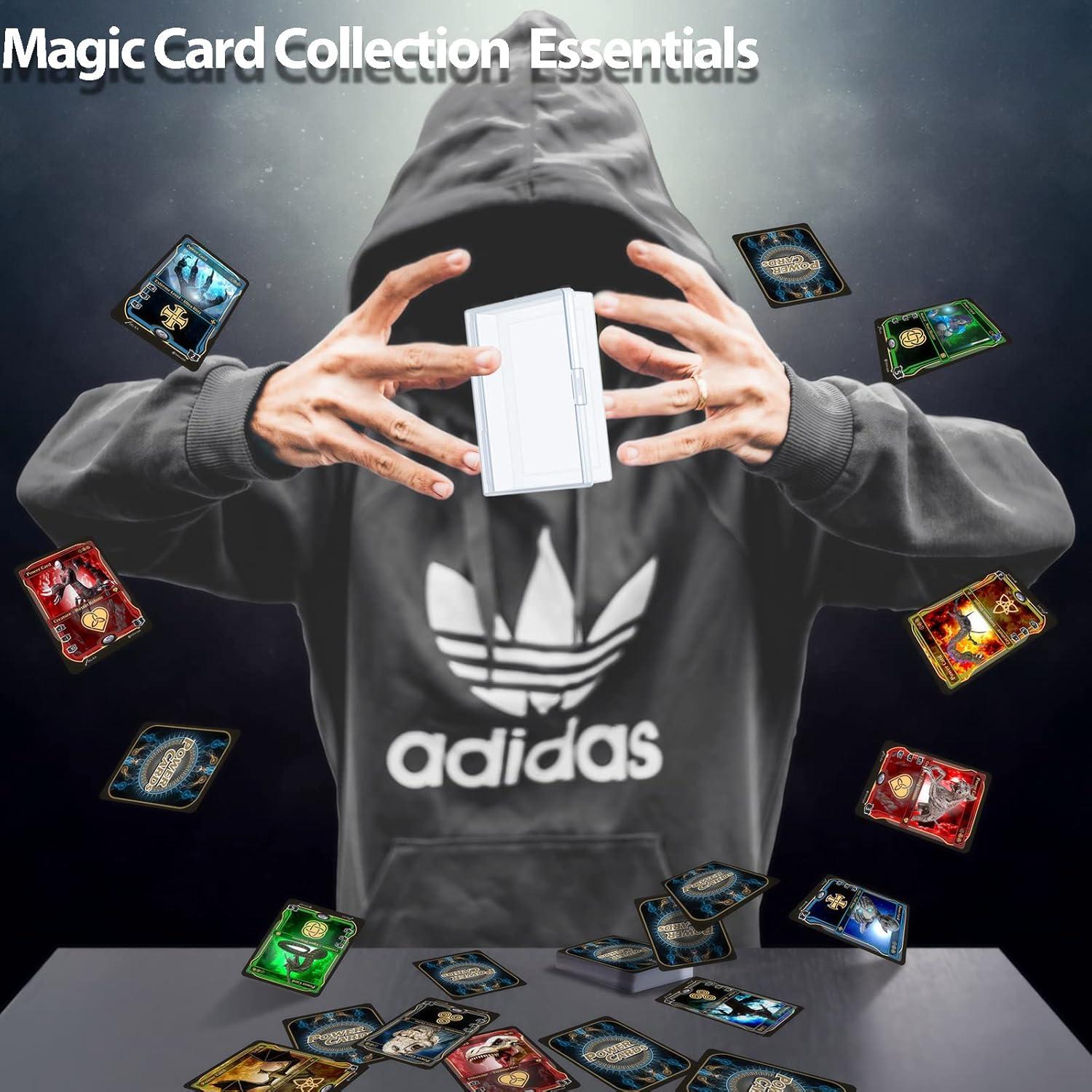 2 Cajas de Almacenamiento de Cartas de Plástico Transparente 92x67x20mm