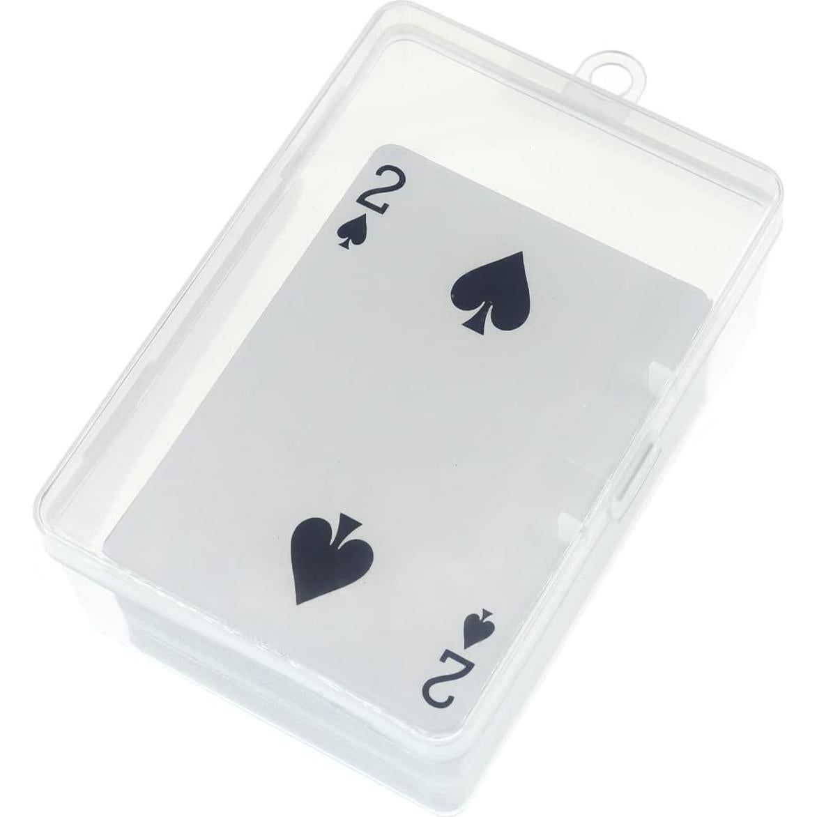 Caja de Almacenamiento para Cartas de UNO Cwdew 4Pcs Transparente