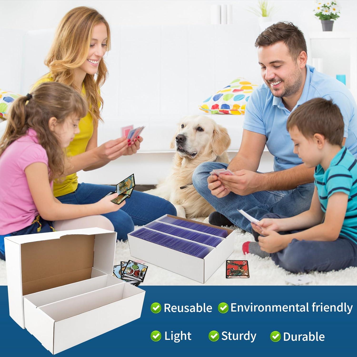 Caja de Almacenamiento de Cartas HIMOMO - 6 Paquetes, 2340 Cartas