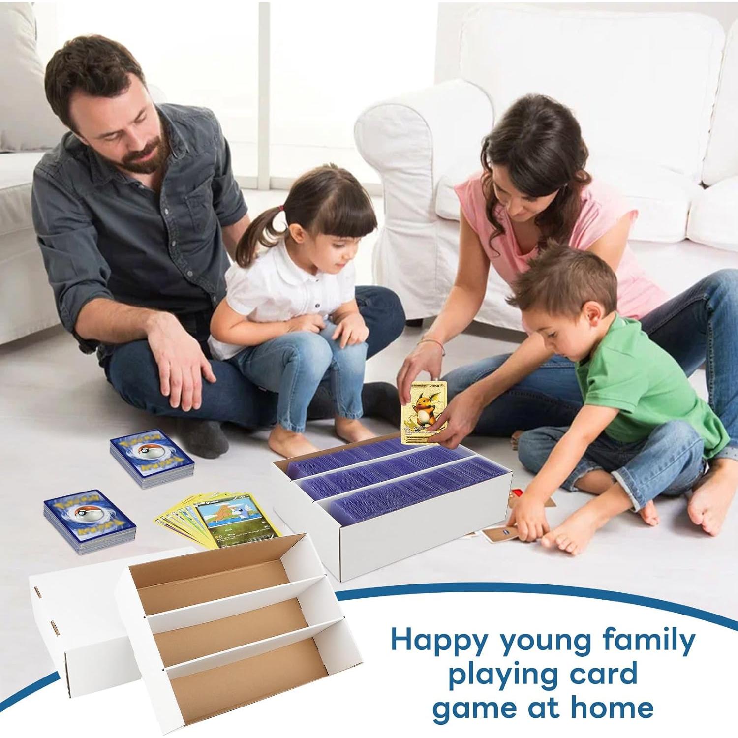 Caja de Almacenamiento de Cartas HIMOMO - 6 Paquetes, 2340 Cartas